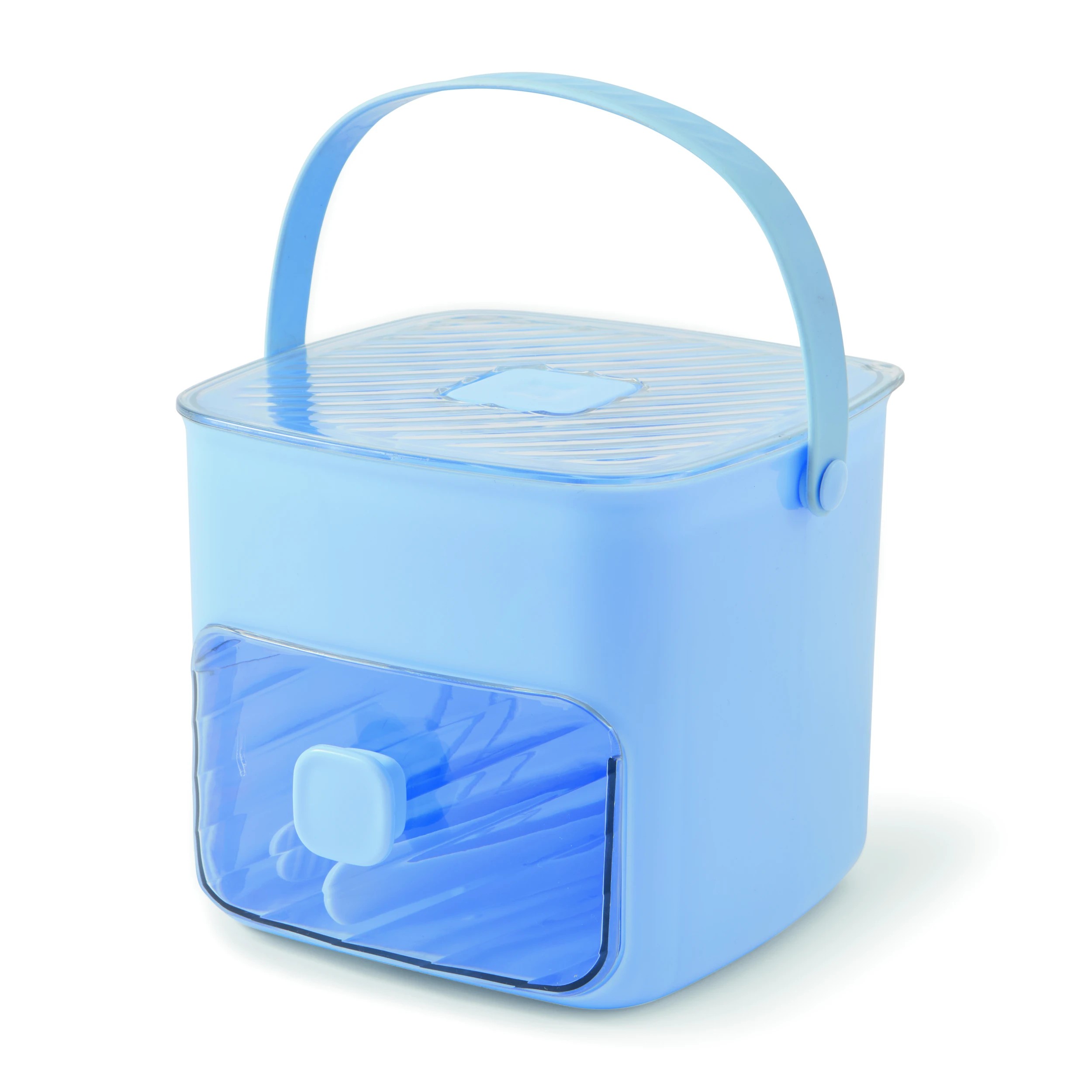 3 Ice Maker with Storage Box - Blue, 3 of 10