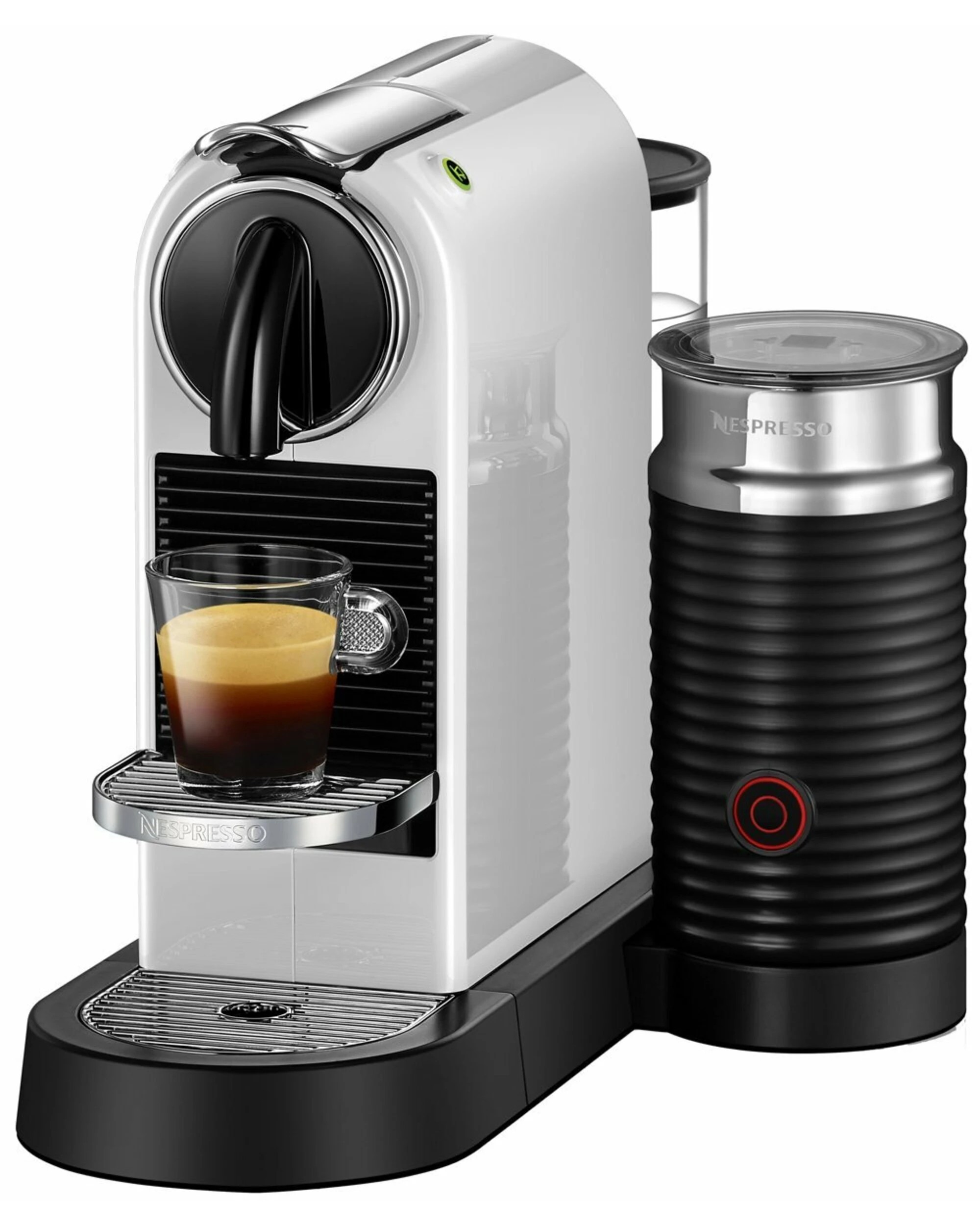 1 De'Longhi Nespresso Citiz & Milk Coffee Machine White, 1 of 5