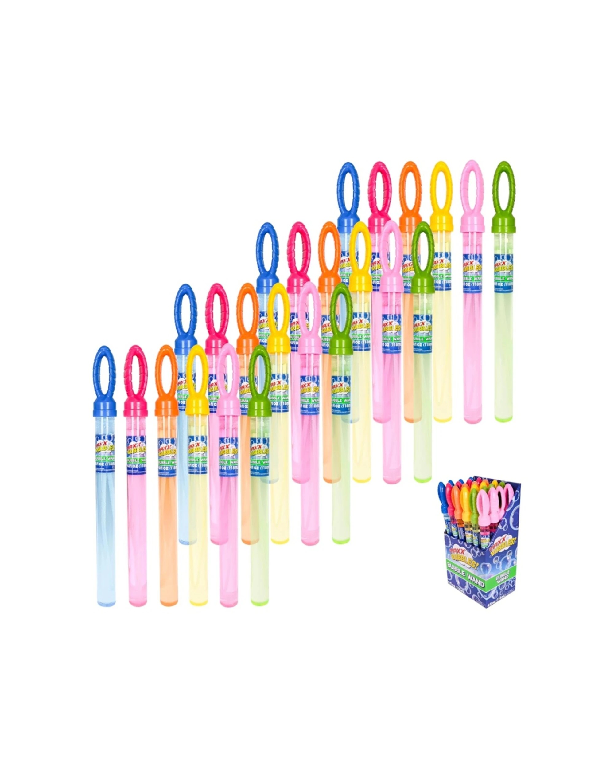 2 Maxx Bubbles Colour Bubble Solution Wand Play Toy 118ml - Multi, 2 of 2
