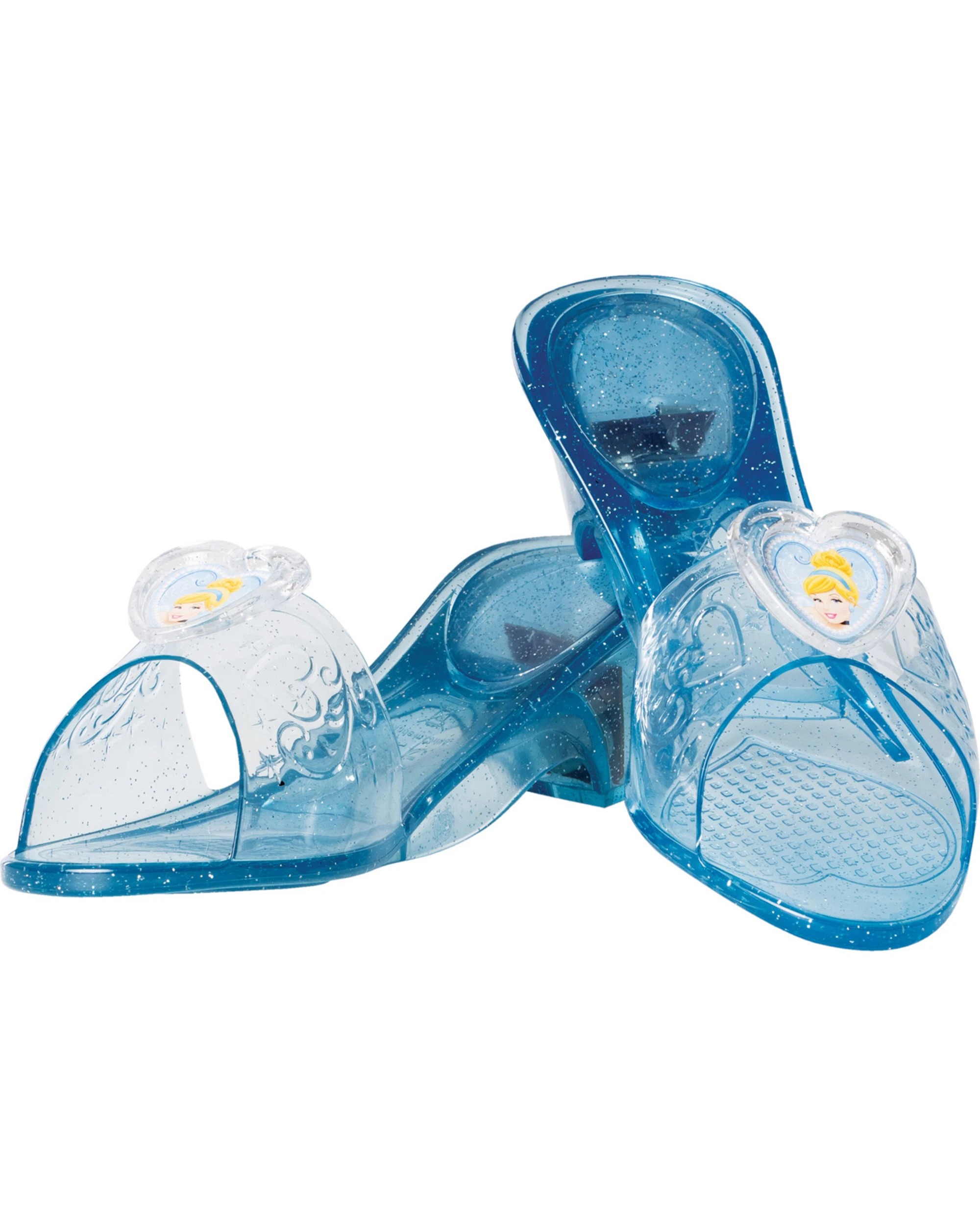 1 Rubies Cinderella Light Up Jelly Shoes - 13-3 - Blue, 1 of 4