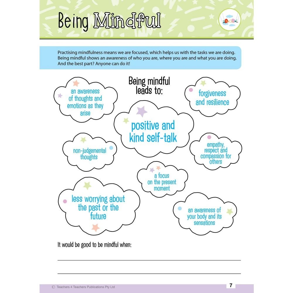 3 My Wellbeing Journal Year 1 & 2, 3 of 4