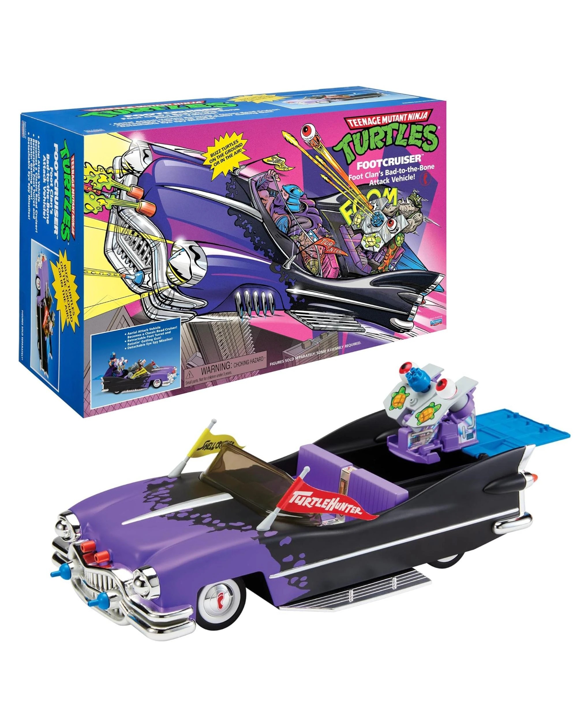 1 Playmates Toys Limited Teenage Mutant Ninja Turtles Classic Footcruiser Vehicle, 1 of 10