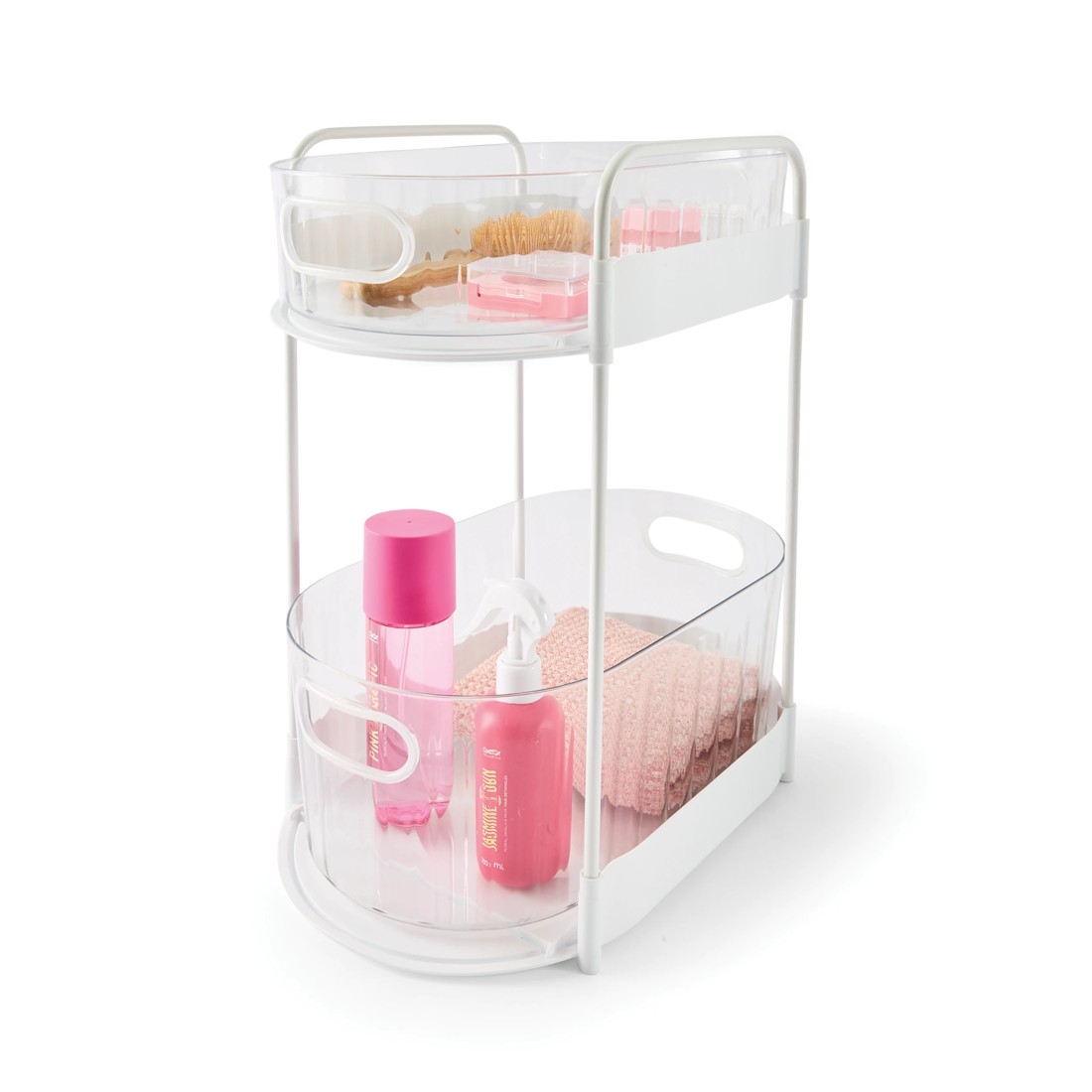 2 2 Tier Under Sink Organiser - Large, 2 of 9