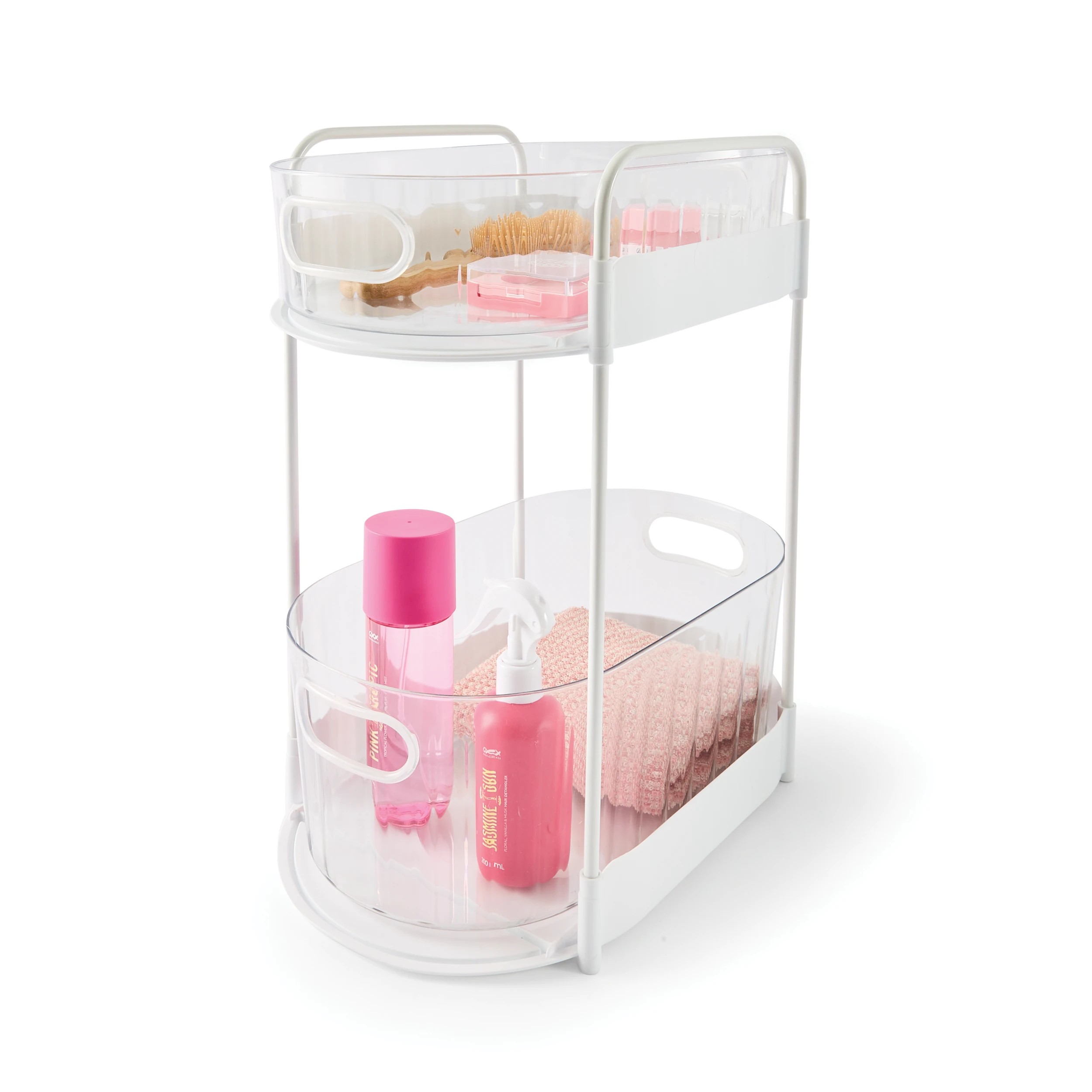 2 2 Tier Under Sink Organiser - Large, 2 of 9