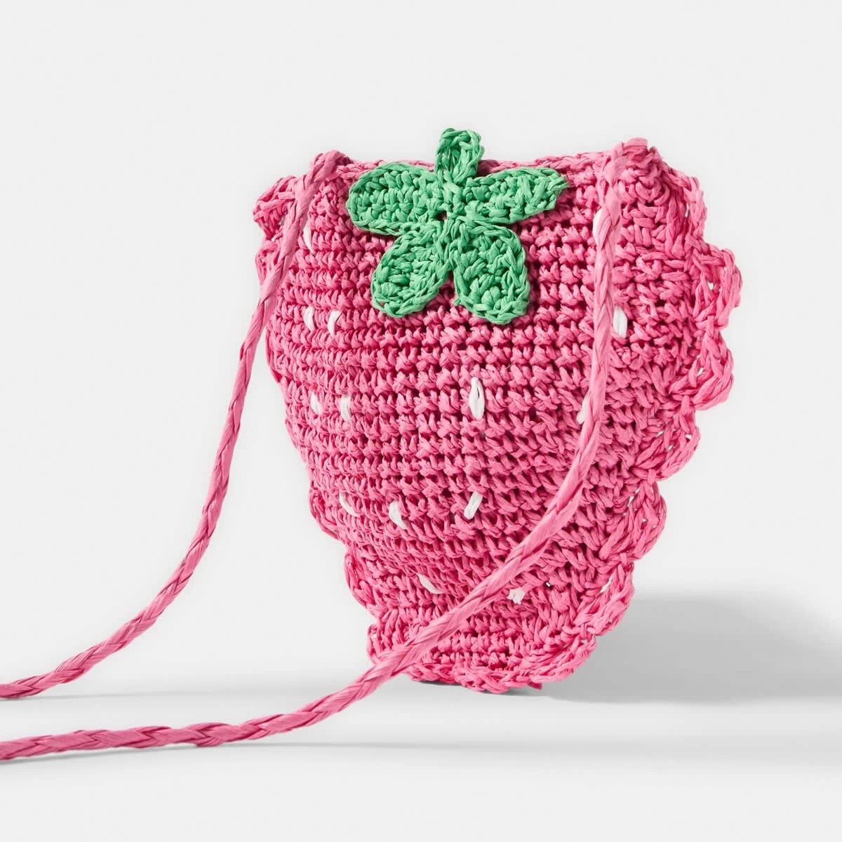 2 Mini Crossbody Bag STRAW STRAWBERRY, 2 of 4