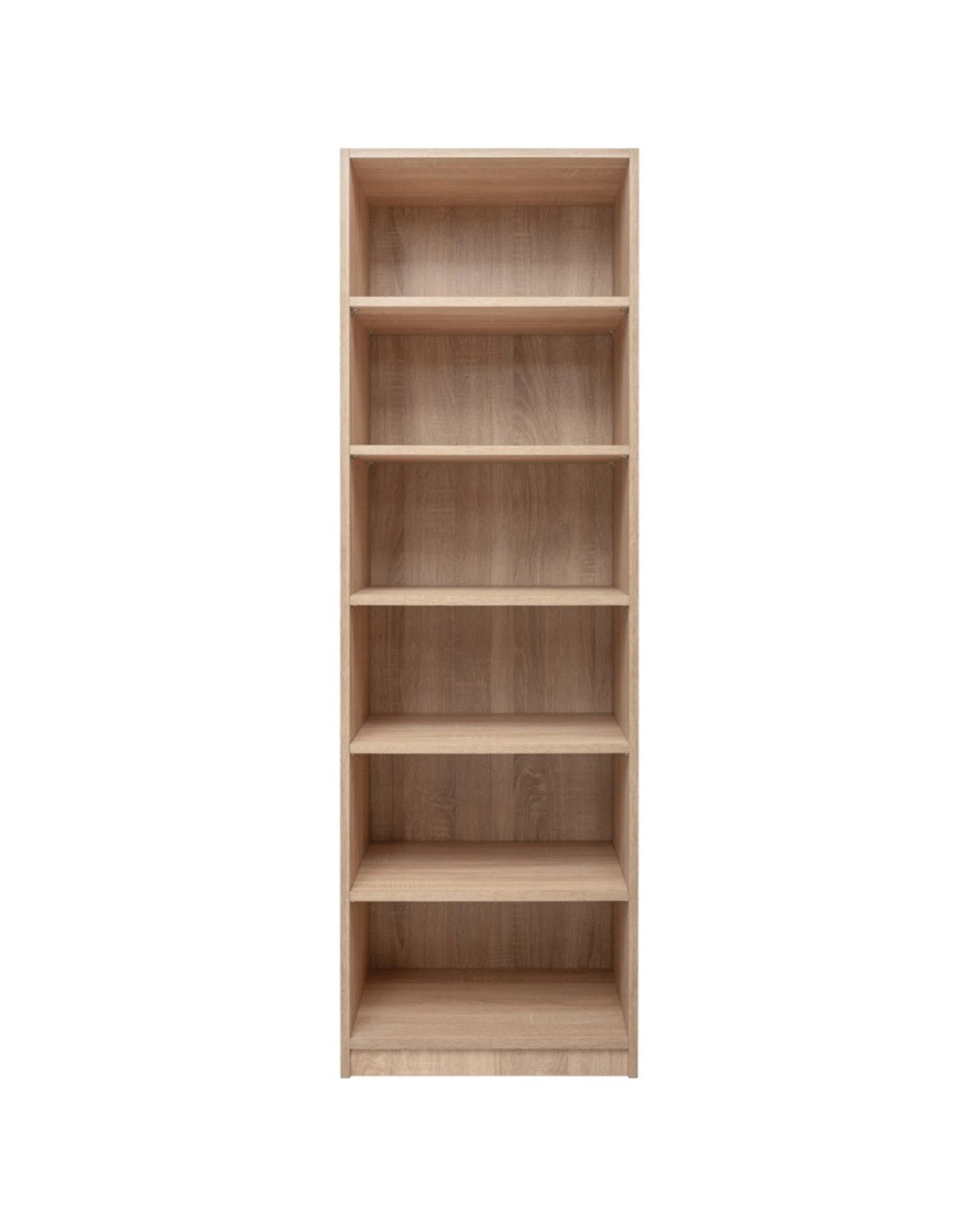 3 European Cabinetry Geneva Built In Wardrobe 6 Shelf Module Oak - Natural, 3 of 4