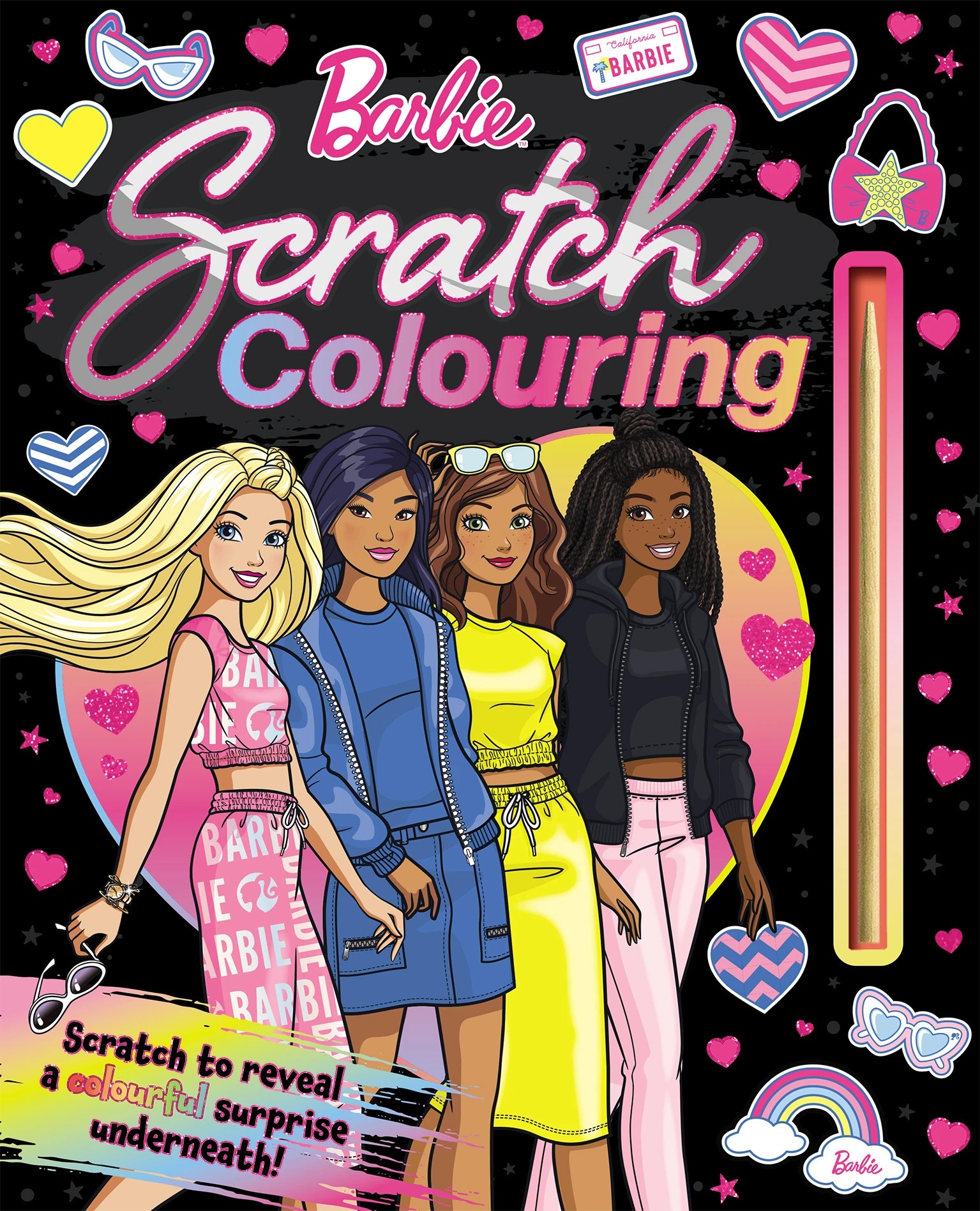 1 Barbie: Scratch Colouring - Book, 1 of 1