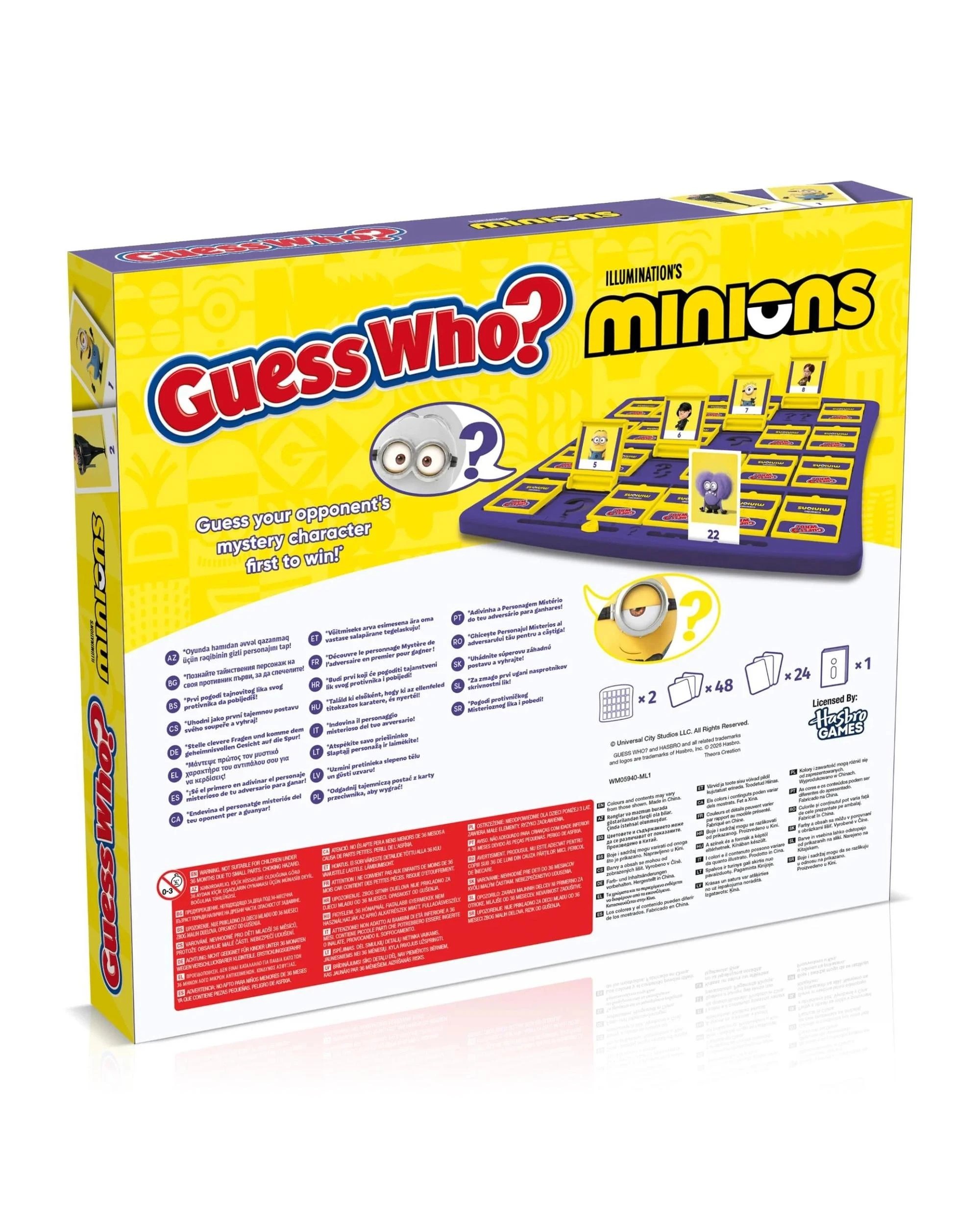 8 Guess Who Minions Edition Board Game, 8 of 8
