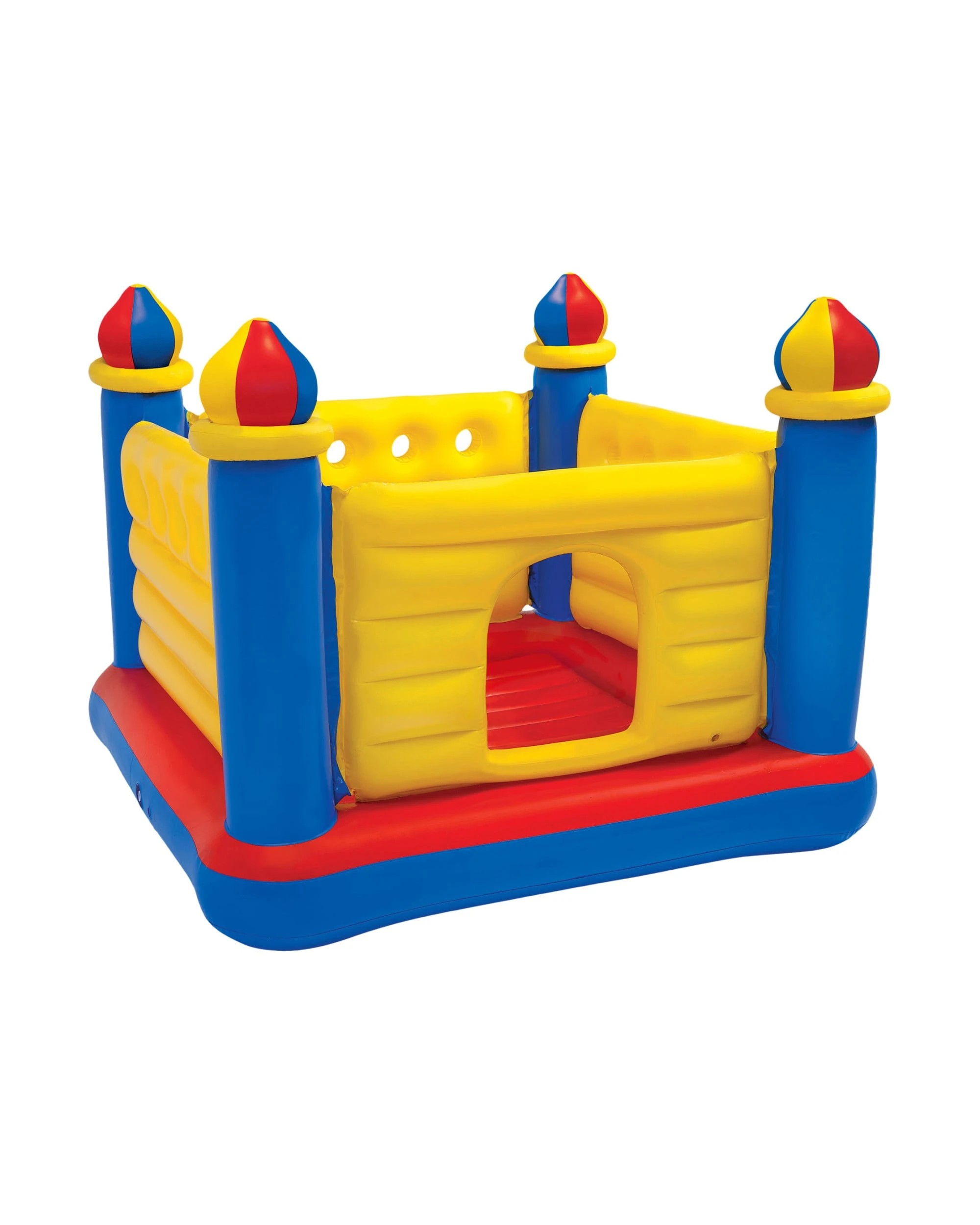 1 Intex JumpOLene Inflatable Bouncer Castle House Kids Play - Yellow, 1 of 5