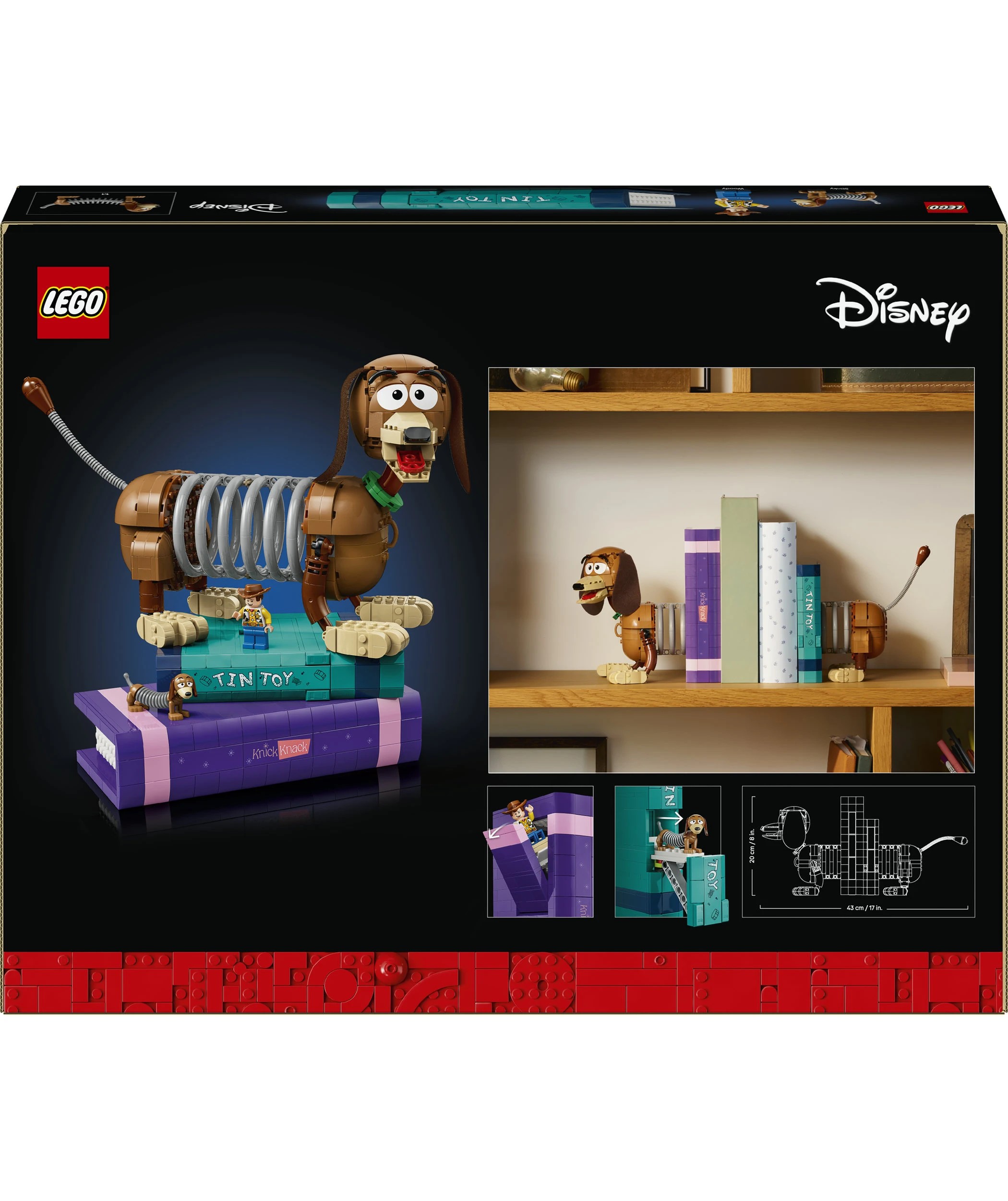 10 LEGO Disney Pixar Toy Story Slinky Dog Bookends 43301, 10 of 10