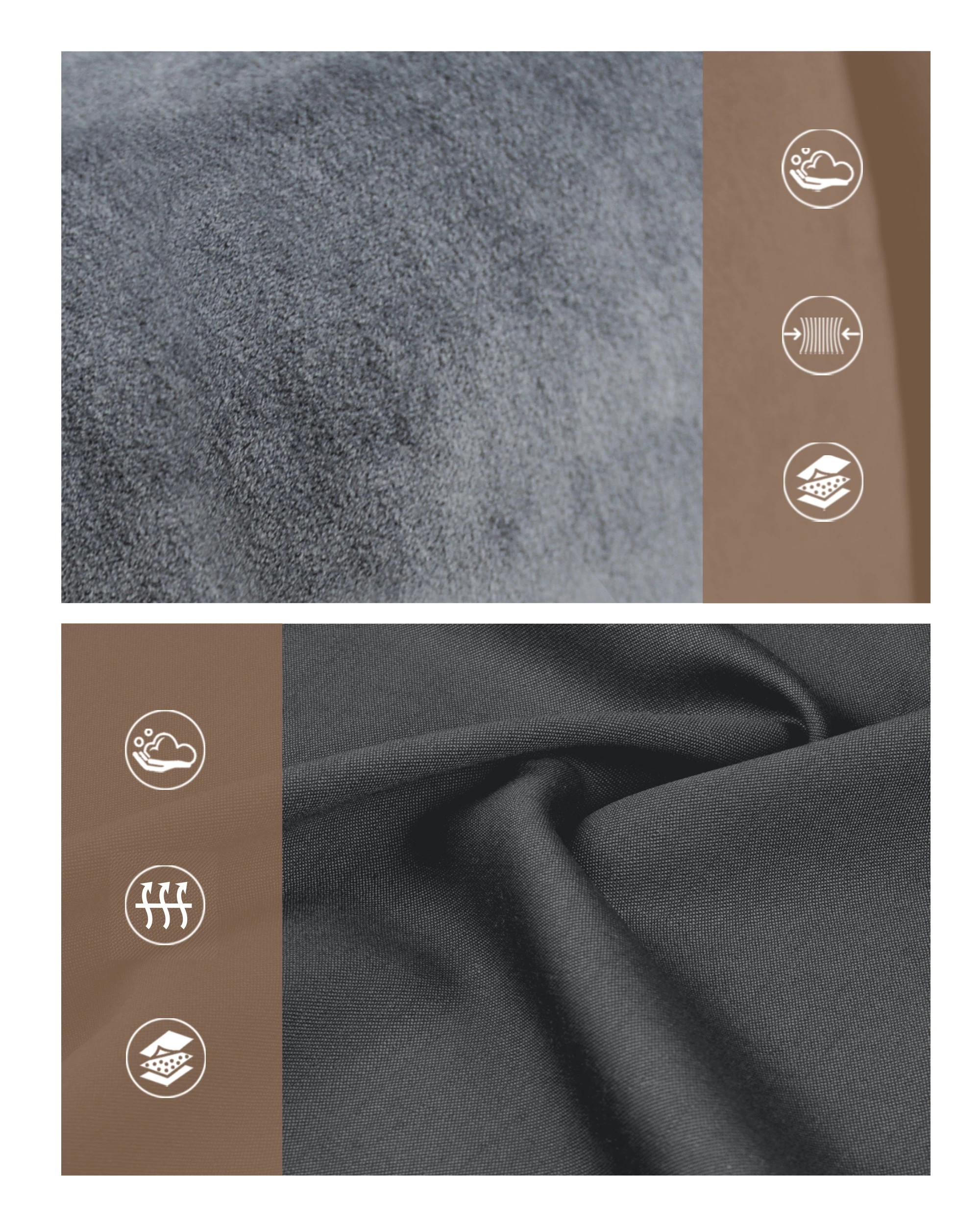 6 Artiss King Bed Frame with Storage  Velvet Headboard Gas Lift Platform Base - Grey, 6 of 6