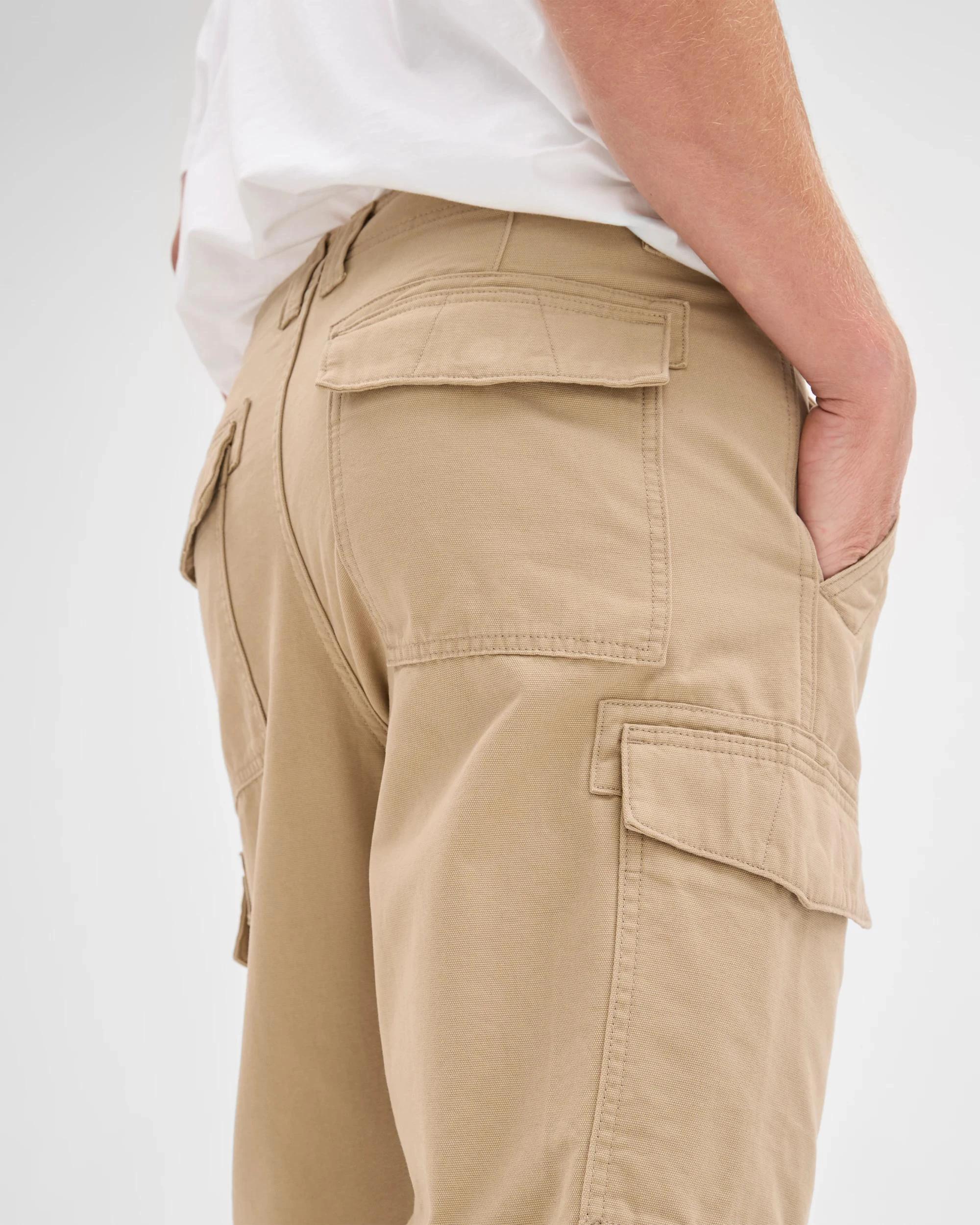 7 Target Man Australian Cotton Regular Fit Cargo Pants TAN, 7 of 8