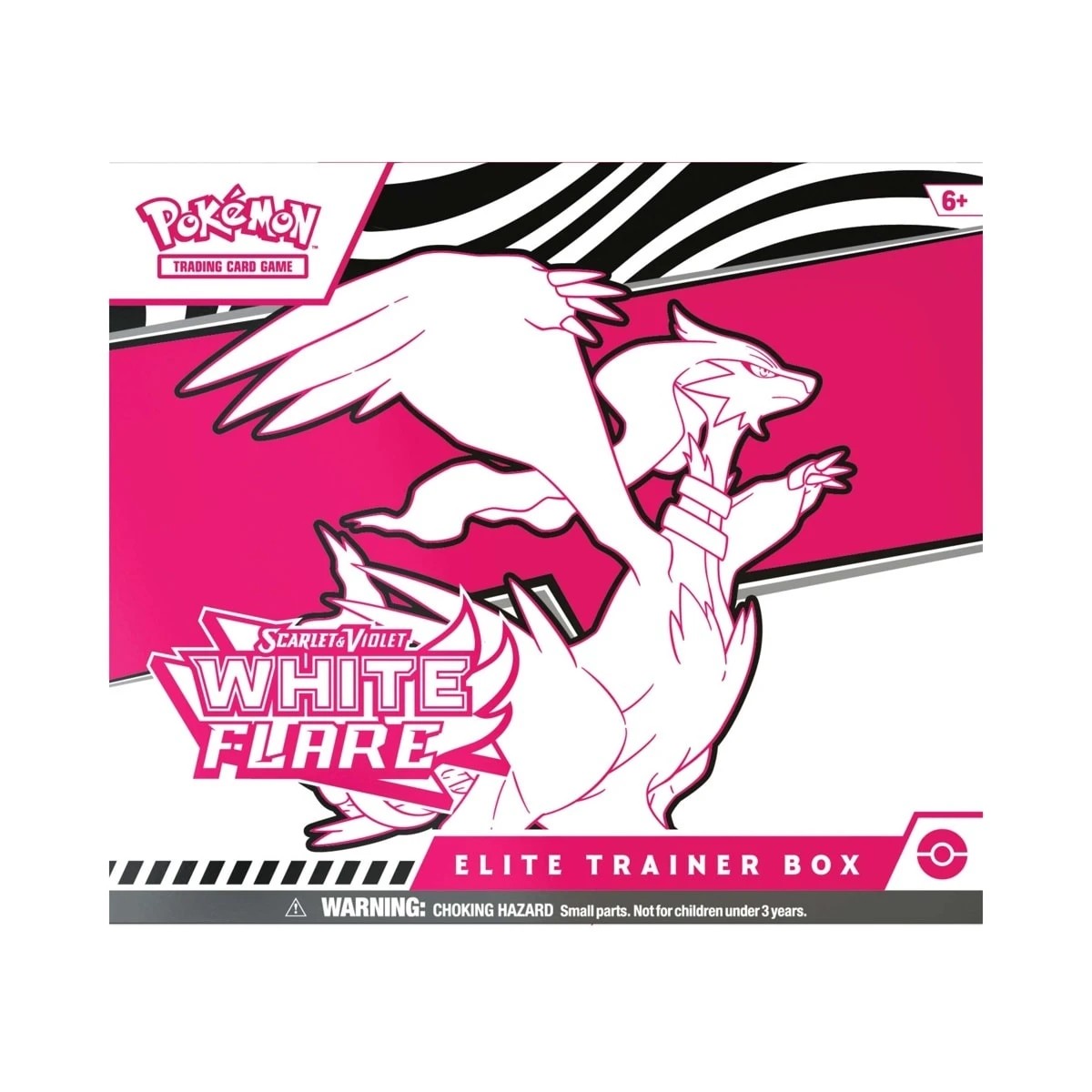 1 Pokemon Trading Card Game: Scarlet and Violet White Flare Elite Trainer Box, 1 of 6