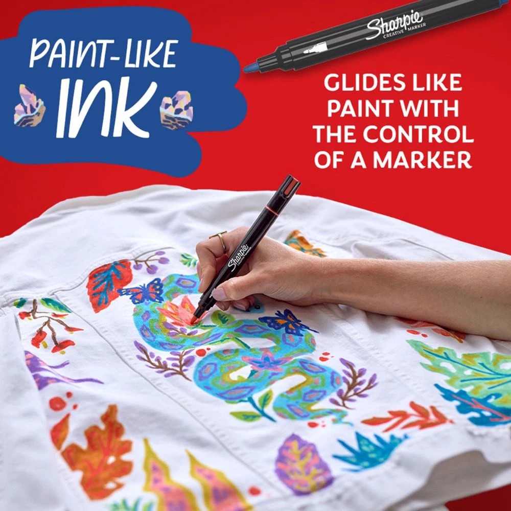 4 Sharpie Creative Acrylic Bullet Markers Earth Tones 12 Pack, 4 of 10