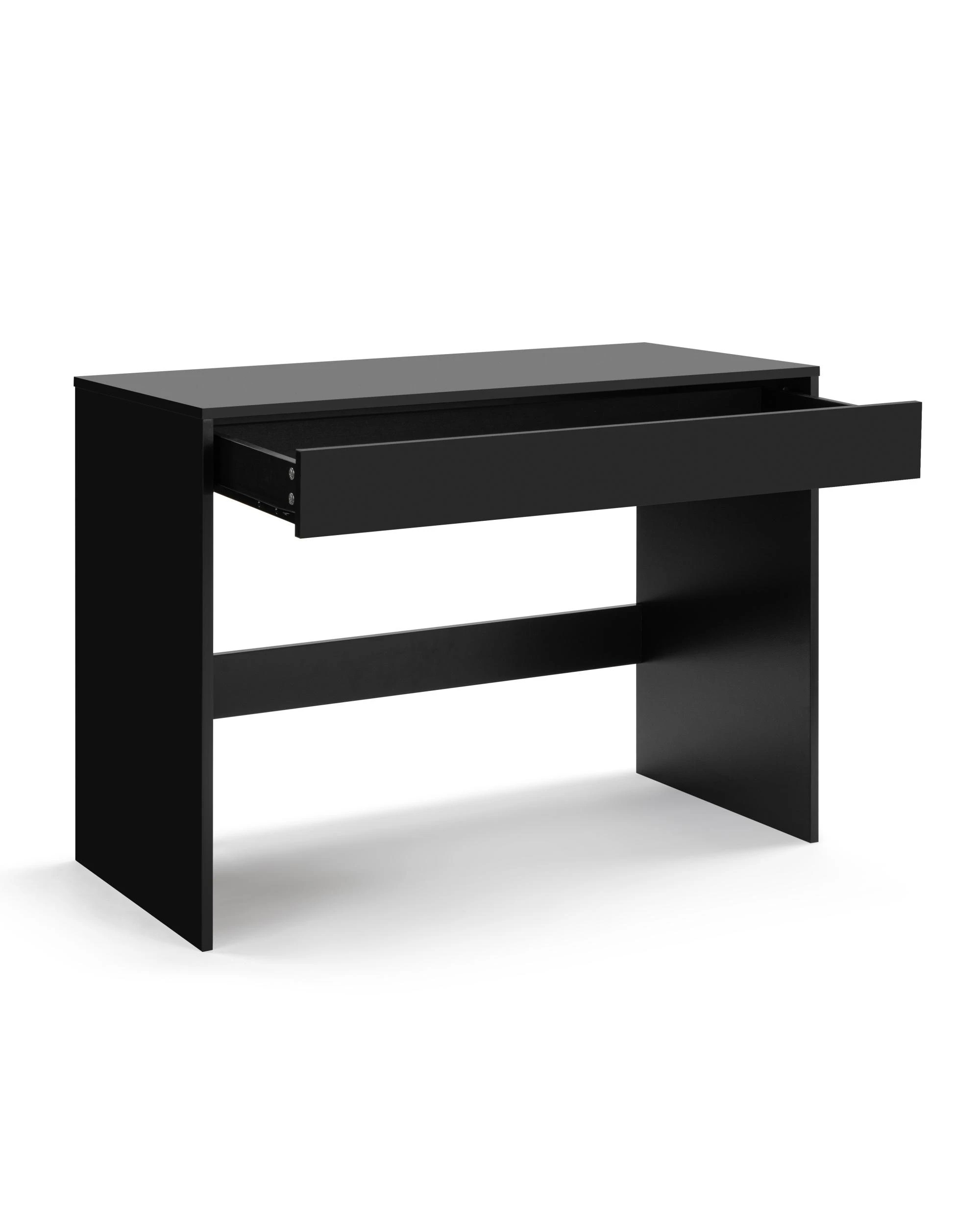 4 Kodu Belle Computer Desk Student Study Office Desk with Drawer - Black, 4 of 8