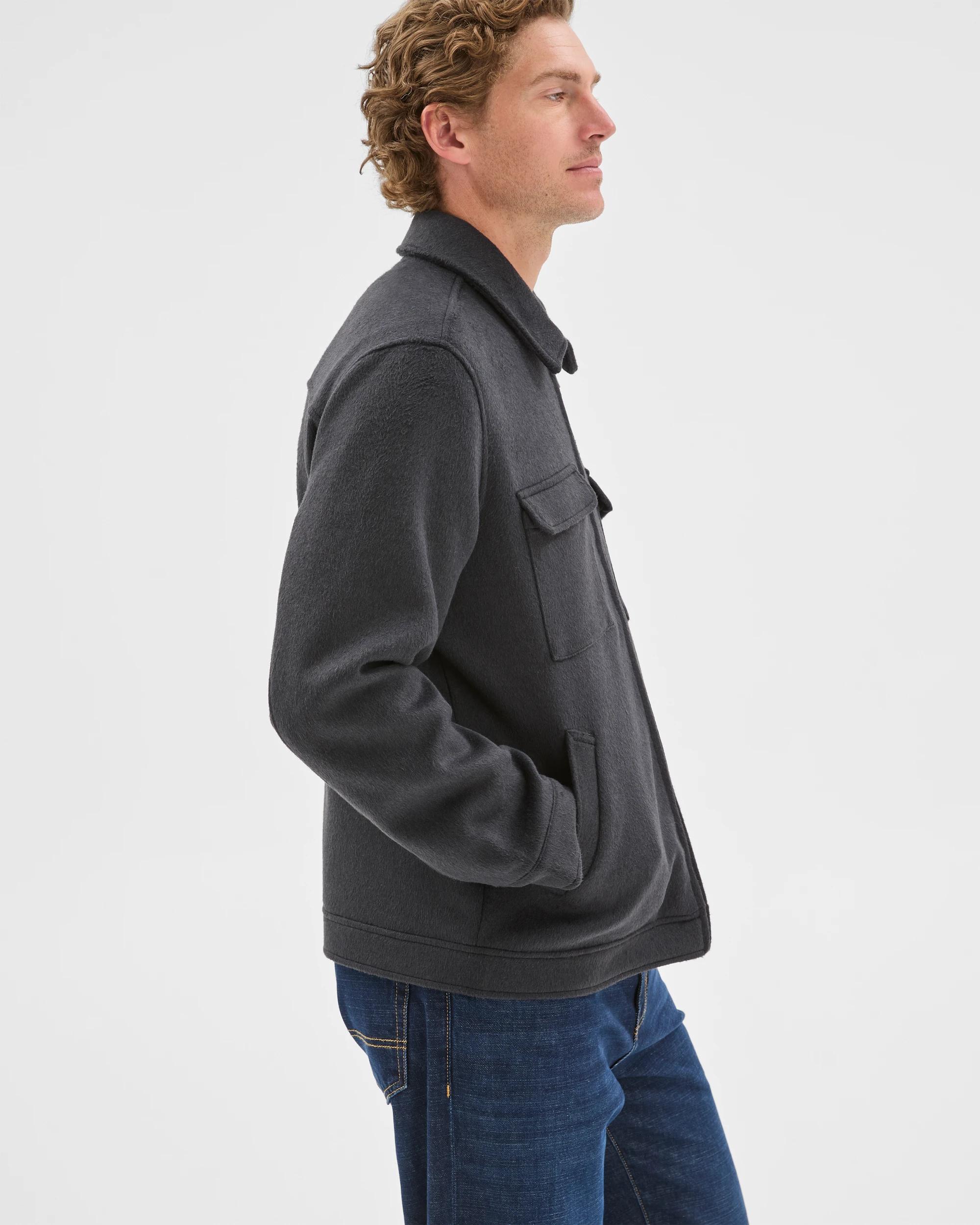 5 Preview Melton Jacket BLACK, 5 of 7