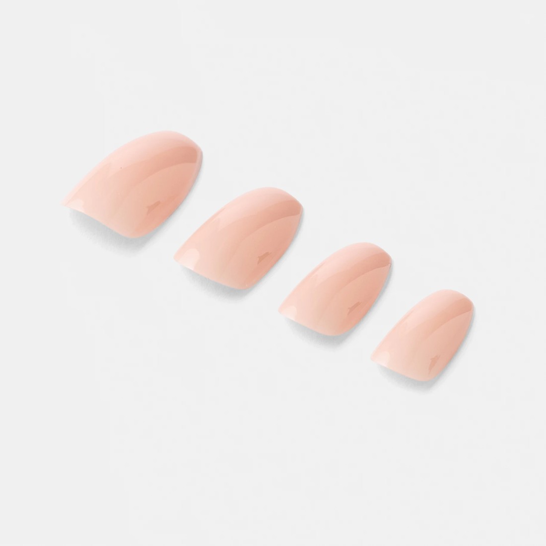 5 OXX Cosmetics 24 Pack Artificial Nails with Adhesive - Coffin Shape, Nude, 5 of 5