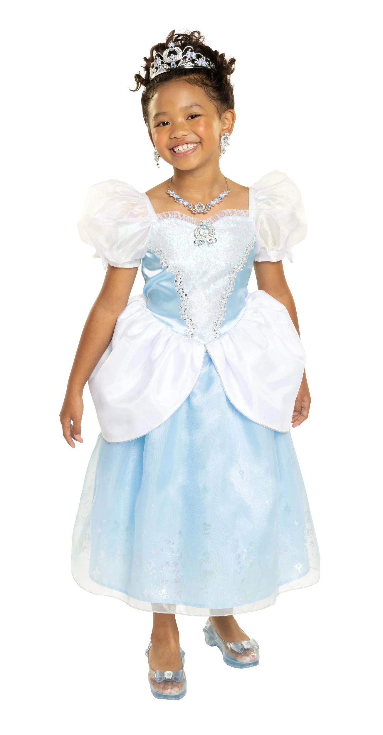 3 Disney Princess Cinderella Kids Costume - Ages 3 - Blue, 3 of 3