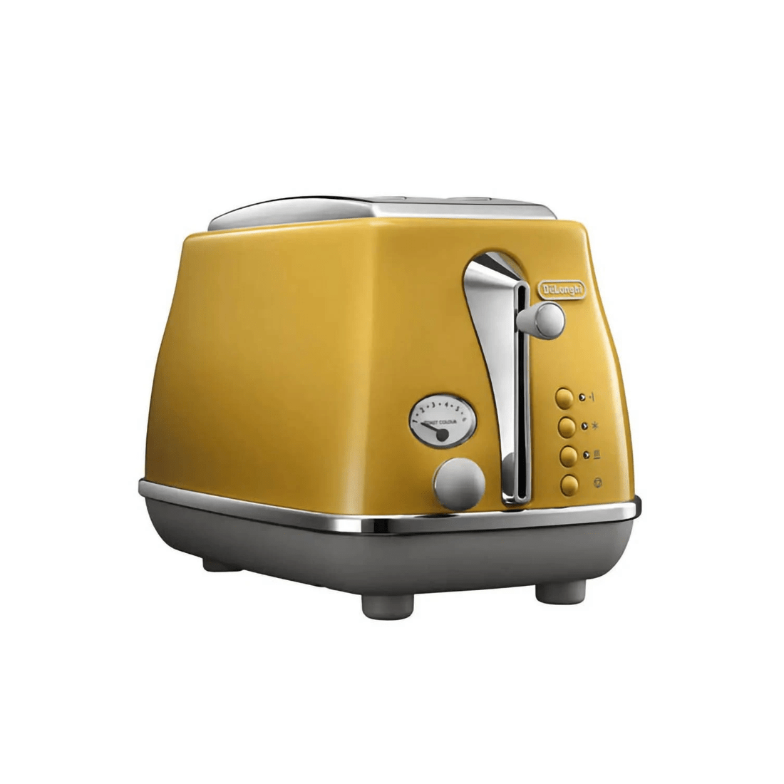 2 Delonghi Icona Capitals 2 Slice Toaster - New York Yellow, 2 of 3
