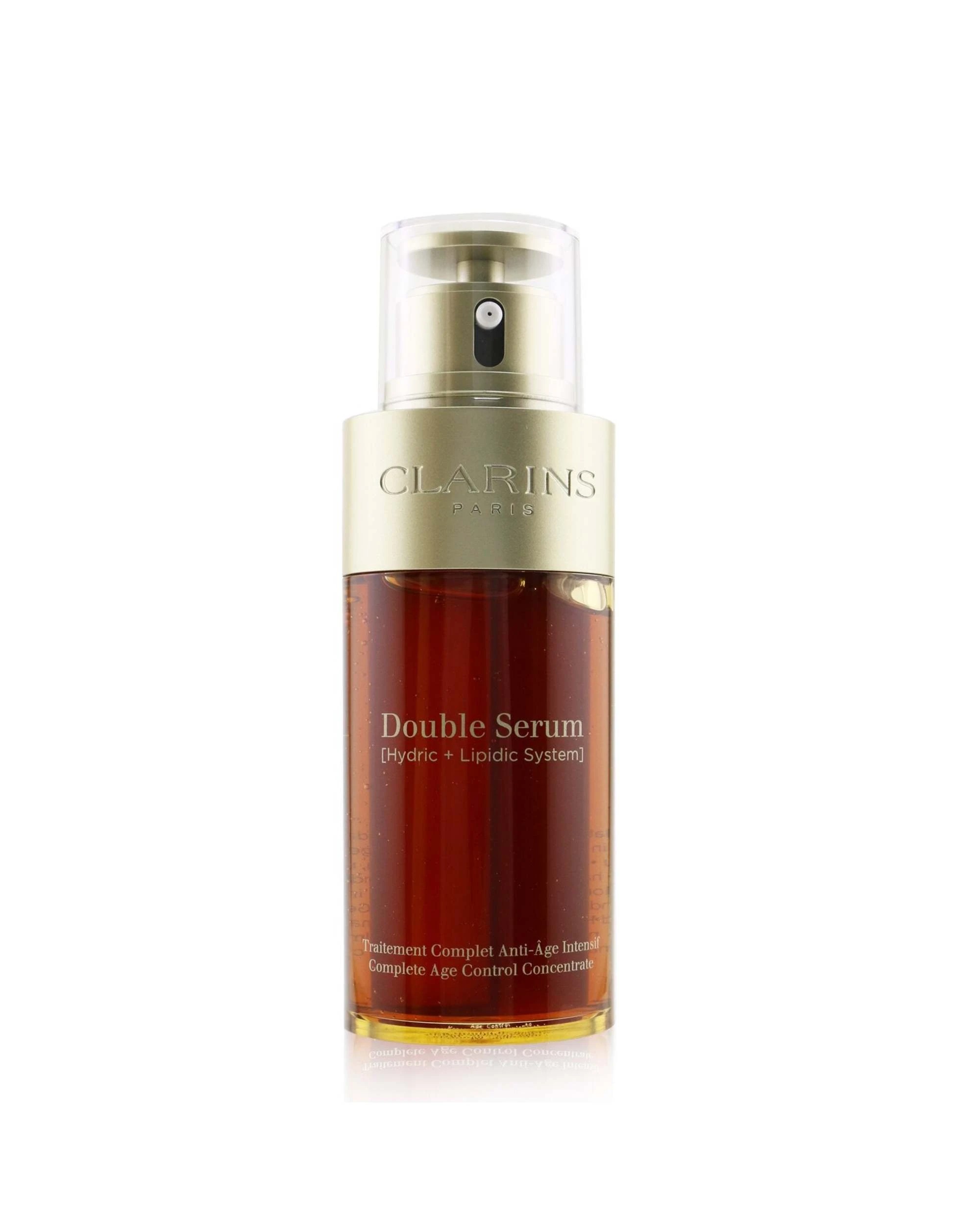 1 Clarins Double Serum (Hydric + Lipidic System) Complete Age Control Concentrate (Deluxe Edition) 75ml/2.5oz, 1 of 3