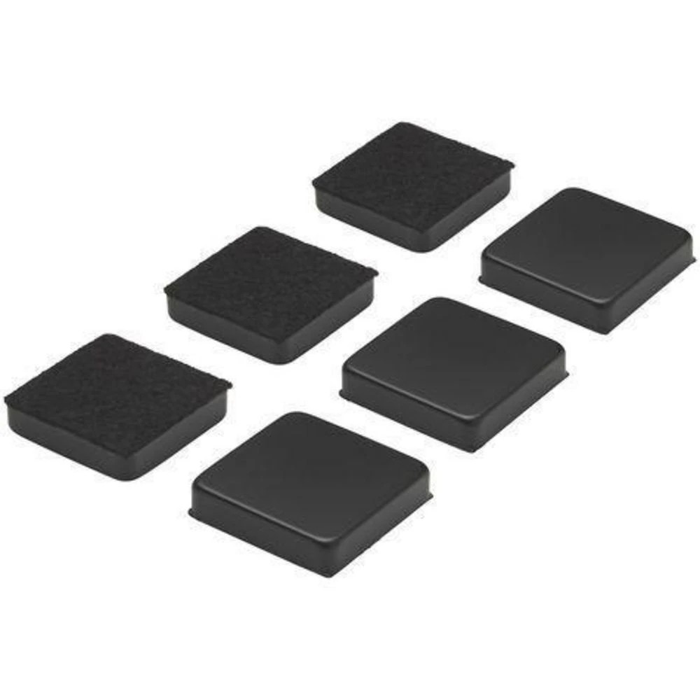 3 J.Burrows Super Strong Square Magnets Black 6 Pack, 3 of 3
