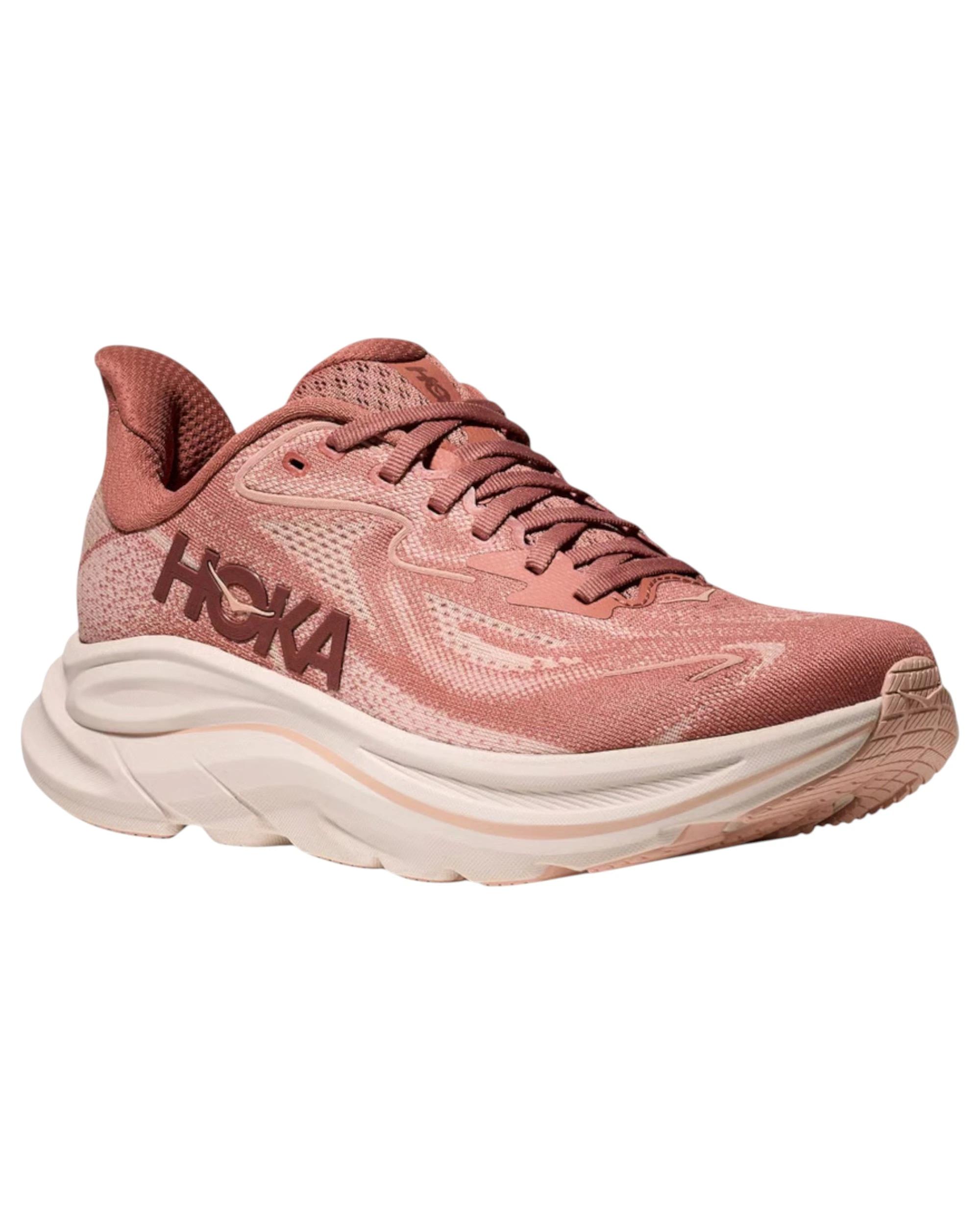 8 Hoka Womens Clifton 10 Athletic Running Shoes BLUSH ROSE, 8 of 8
