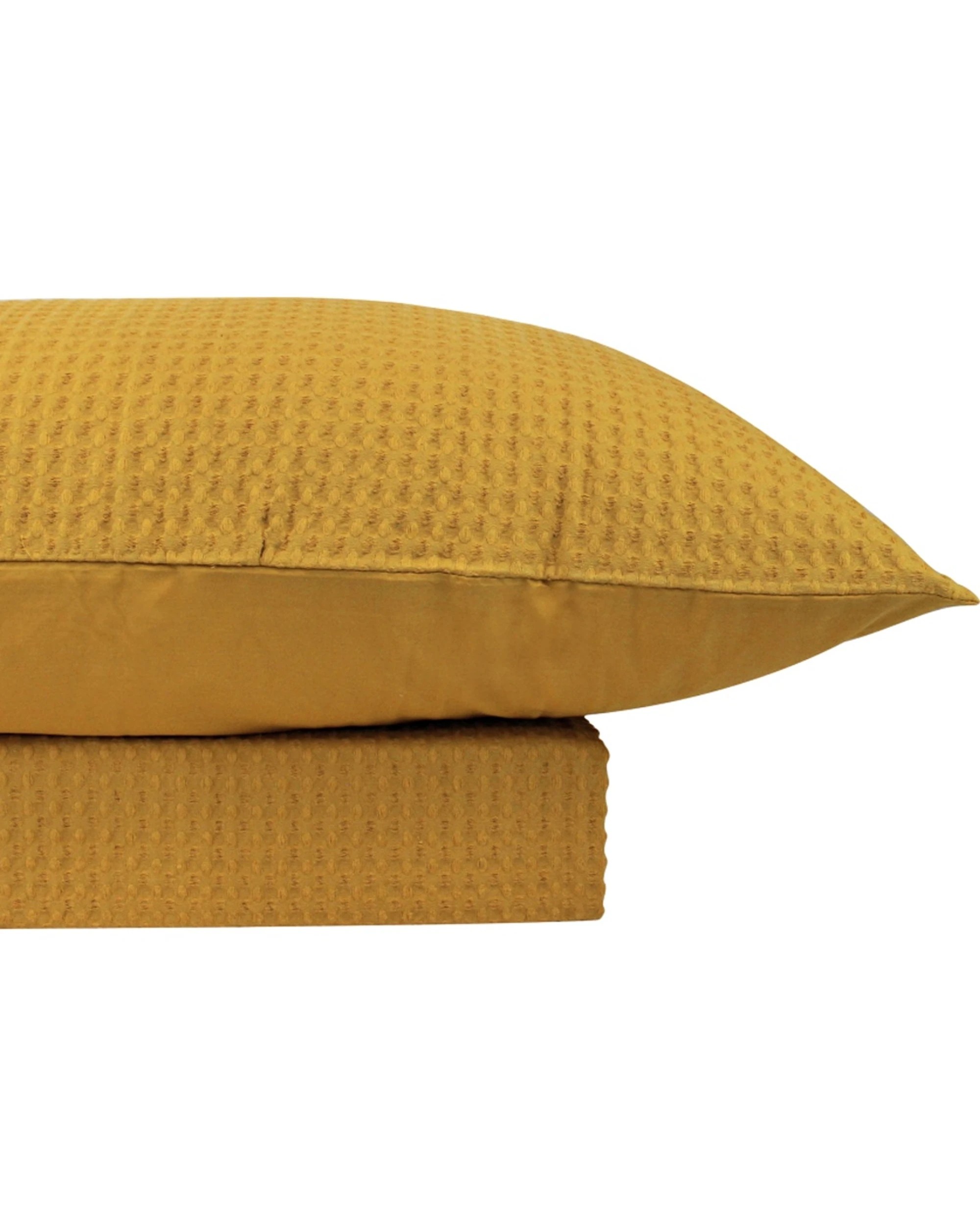 5 Bas Phillips 3pc Bas Phillips Santiago Cotton Waffle Quilt Cover Set Ginger - Queen Bed - Orange, 5 of 6