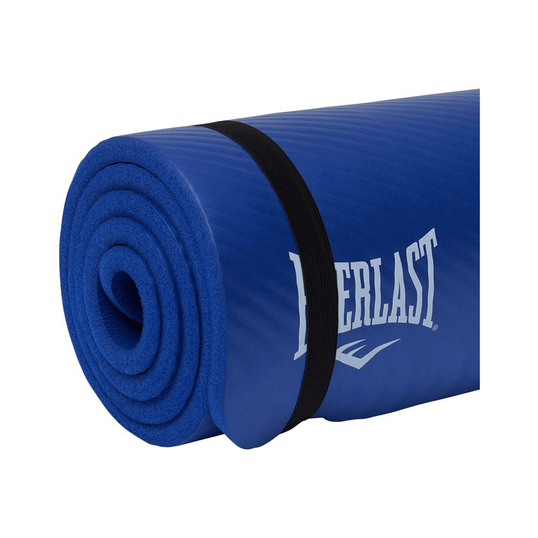 4 Everlast Exercise Mat Yoga Pilates NBR Non Slip Carry Strap 183cm X 15mm - Blue, 4 of 4