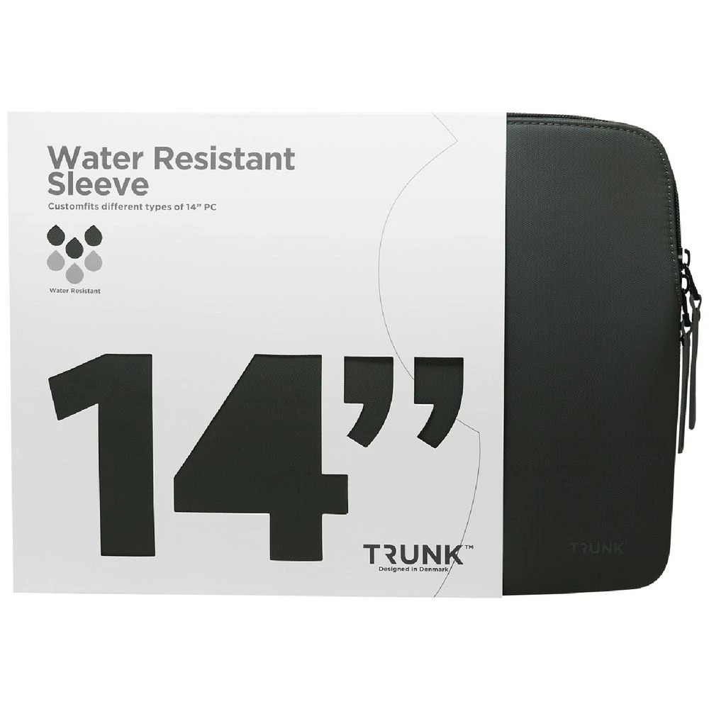1 Trunk 14" Water Resistant Laptop Sleeve Capulet Olive, 1 of 3