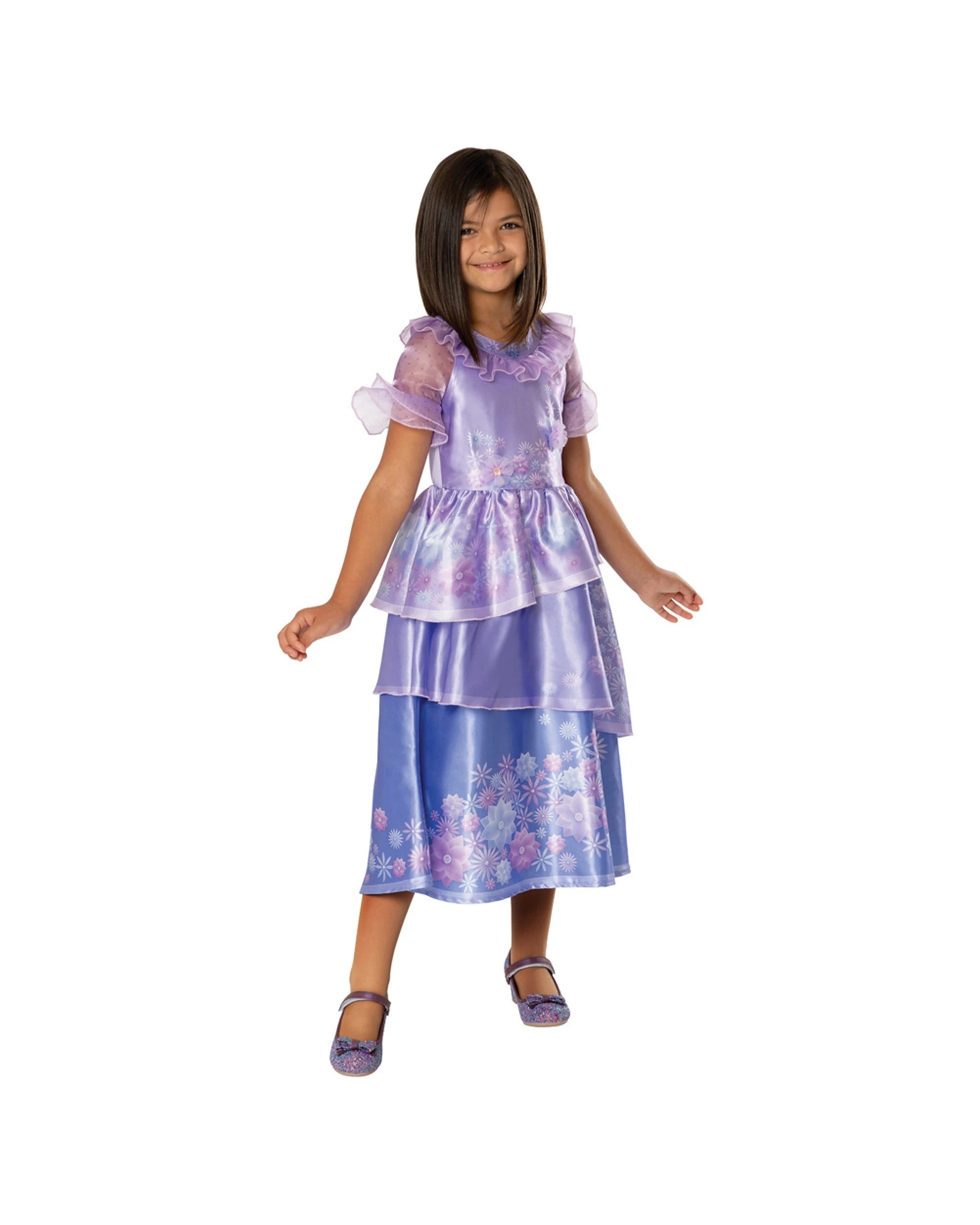 1 Disney Isabela Deluxe Encanto Kids Costume M - Purple, 1 of 3
