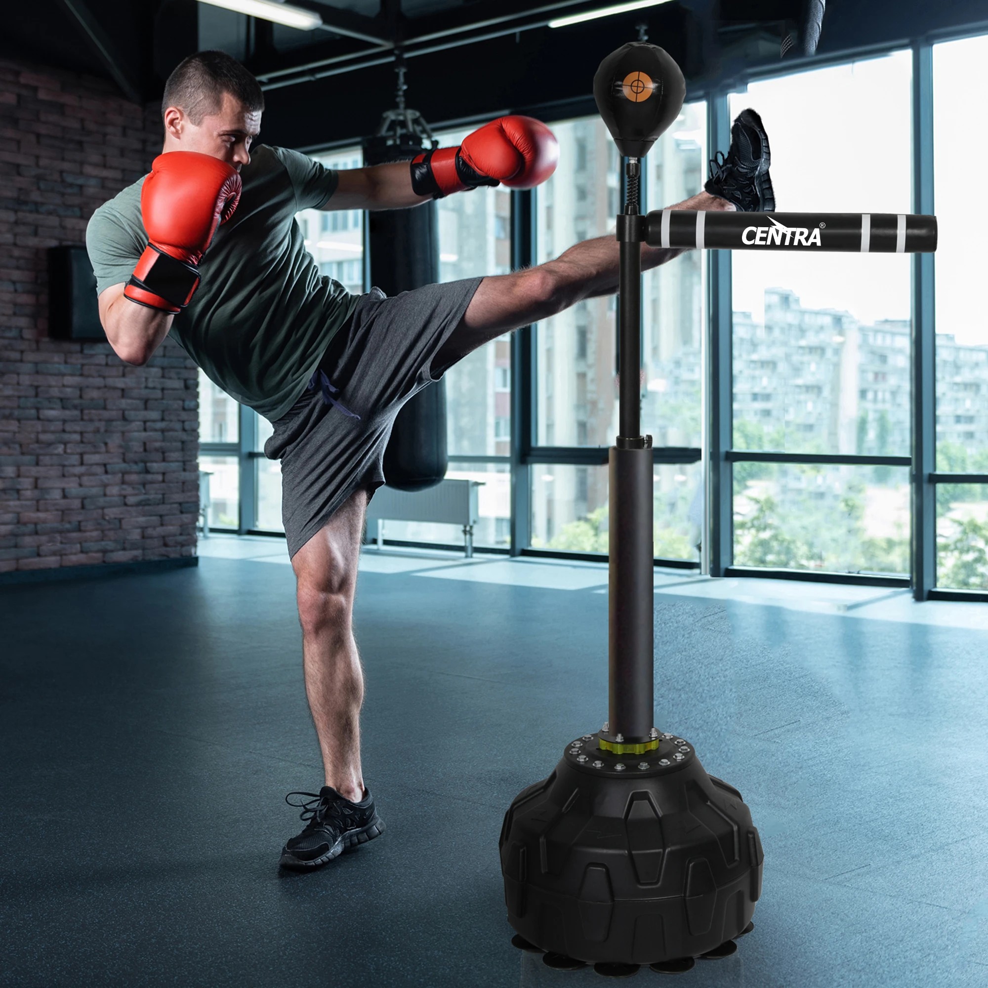 8 Centra Boxing Bag Reflex Freestanding Spinning Arm Speed Ball Punching Training, 8 of 9