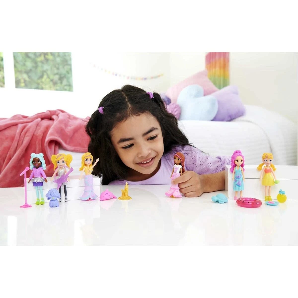 8 Polly Pocket Dolls and Accessories Pack - Assorted, 8 of 8