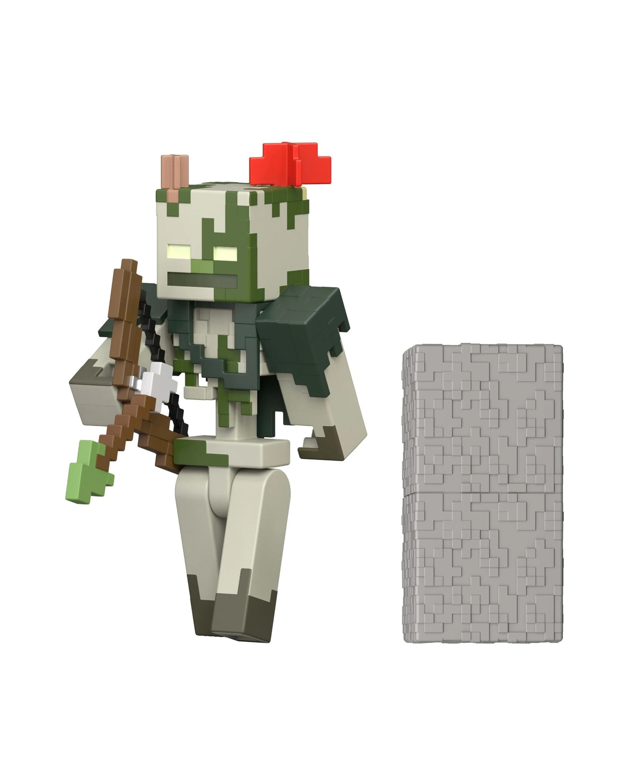 2 Minecraft Redstone Charged Bogged Figure, 2 of 6