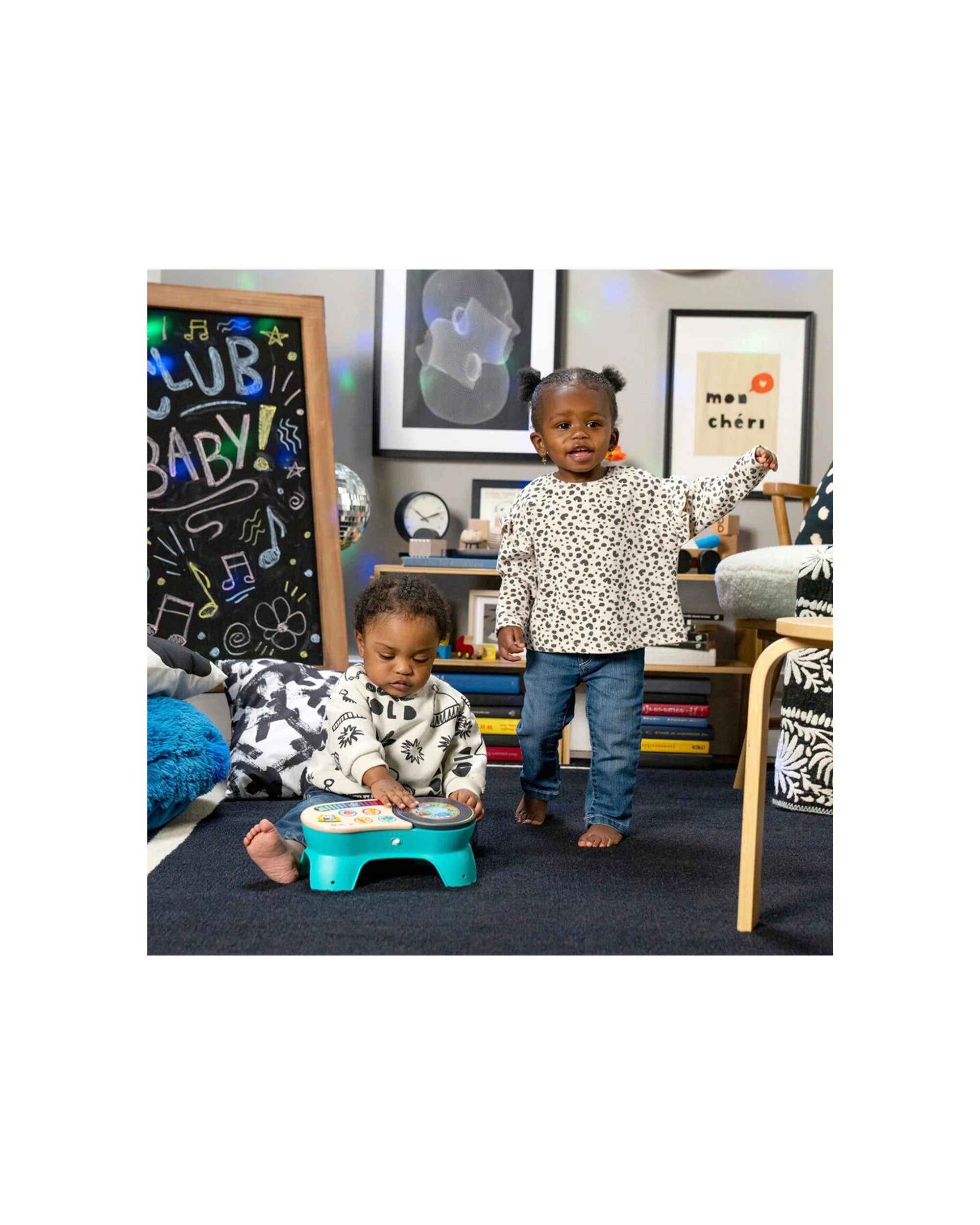4 Hape DJ Discovery Magic Touch Turntable Baby Toy 6 Months To 3 Years With Lights - Multi, 4 of 4