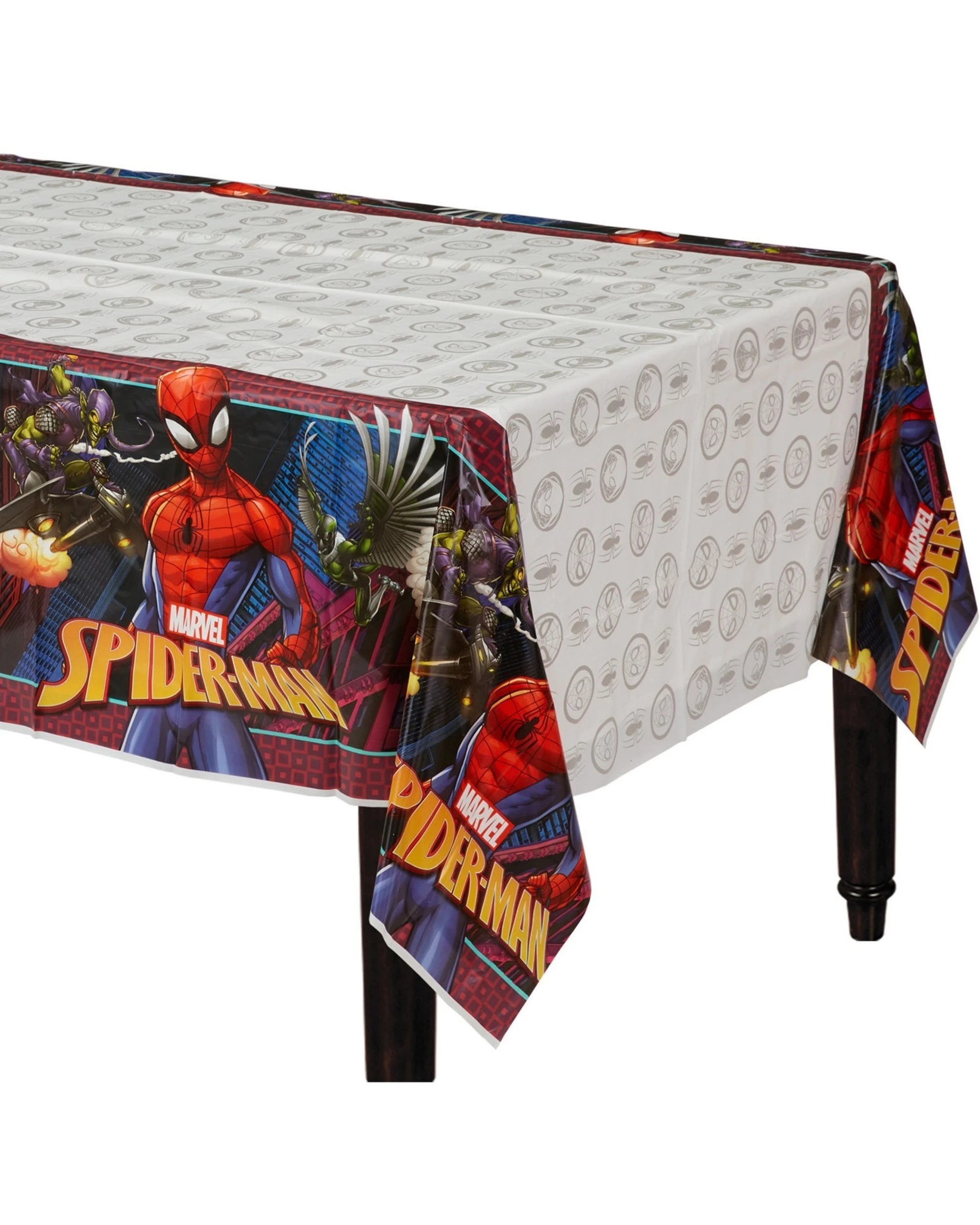 1 Marvel Spiderman Webbed Wonder Plastic Tablecloth, 1 of 1