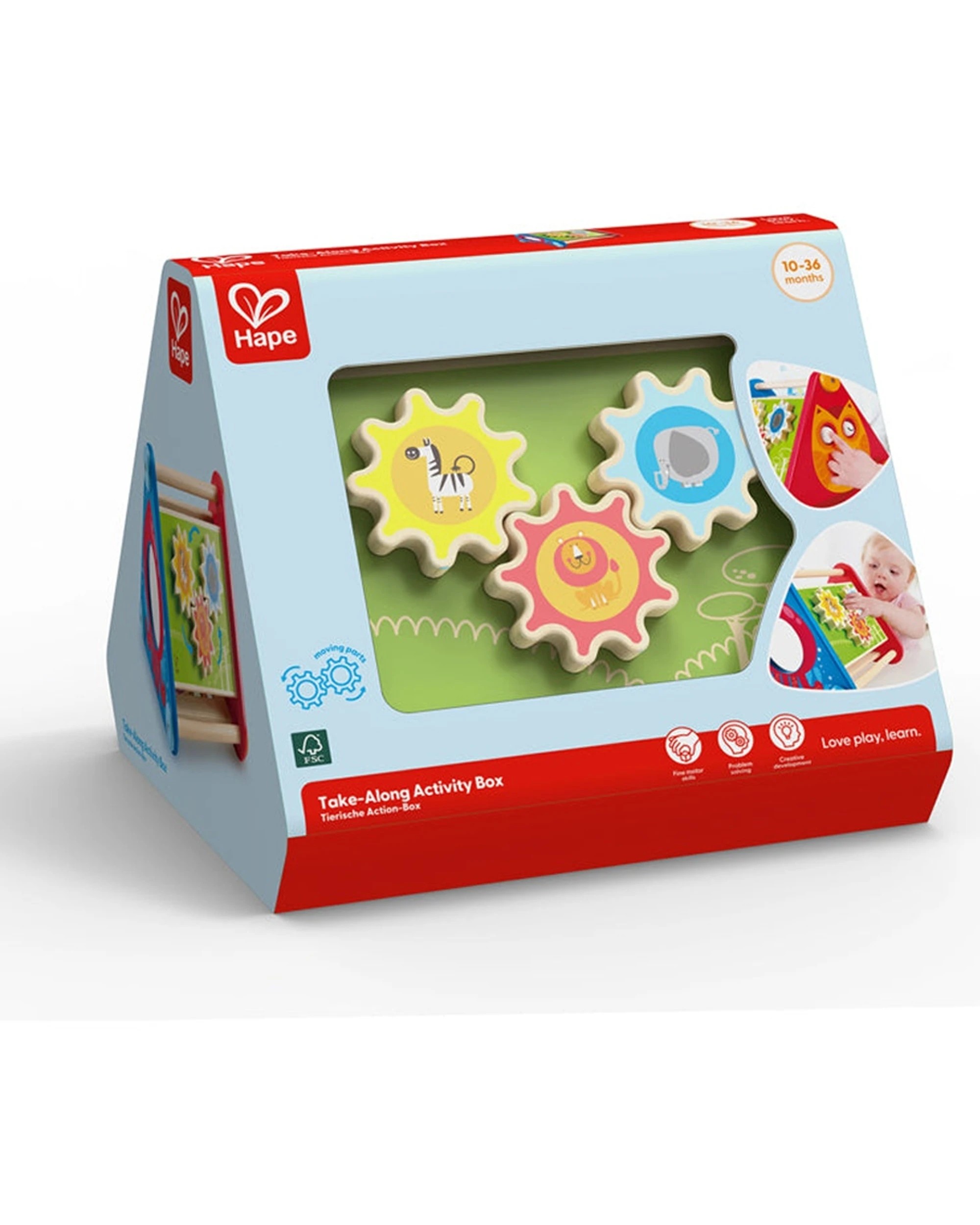 2 Hape Take-Along Activity Box Toy For Kids And Toddlers - Multi, 2 of 3