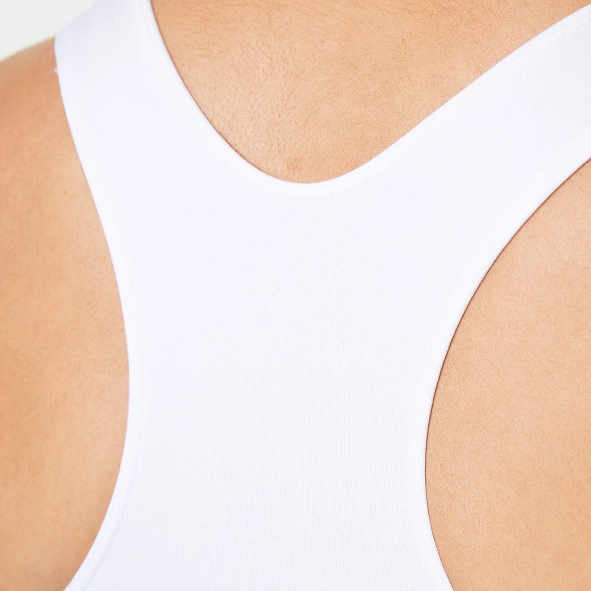 6 Sports Seamfree Crop Top WHITE, 6 of 6