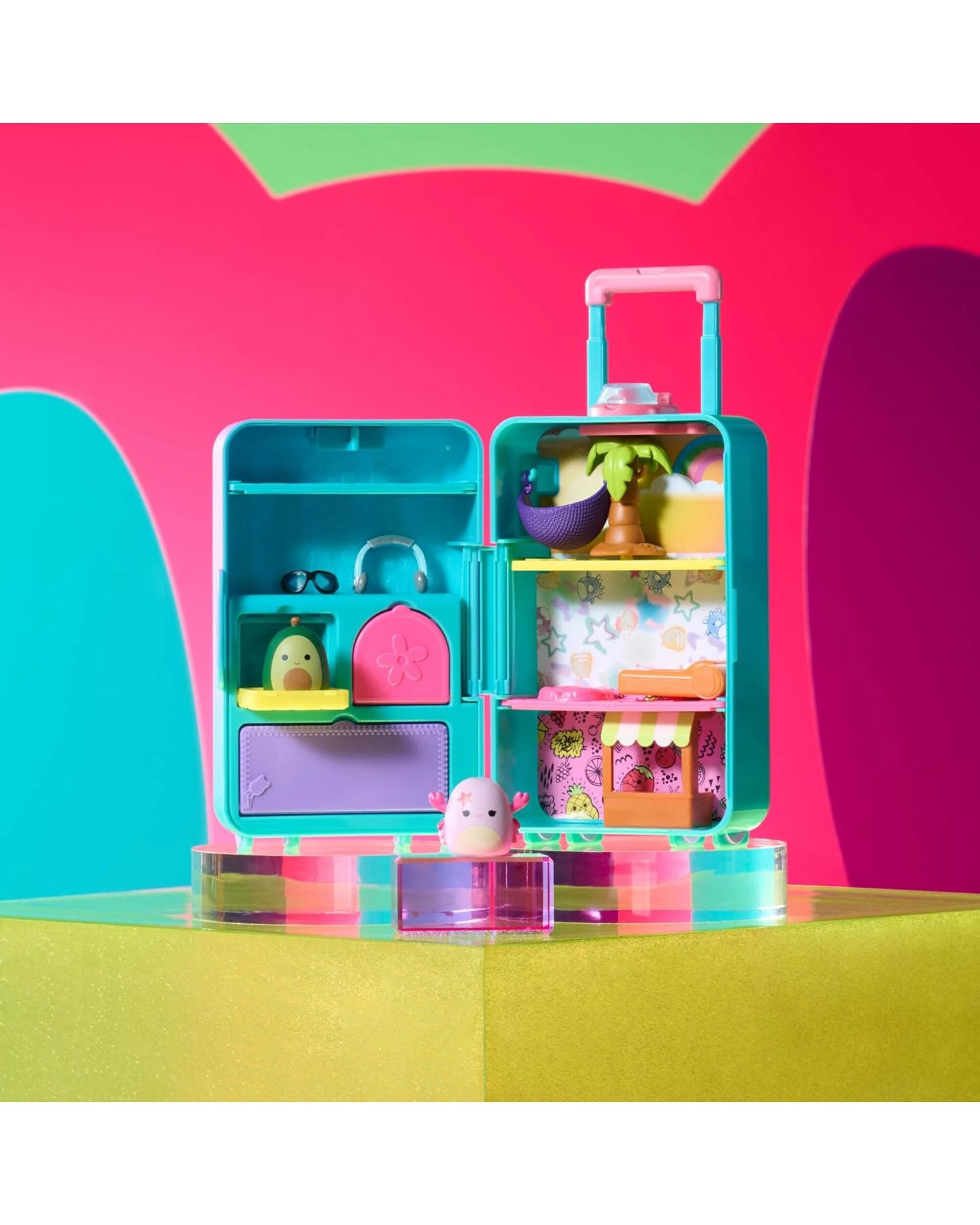 7 Squishmallows Squish-A-Longs On The Go Luggage Playset, 7 of 9