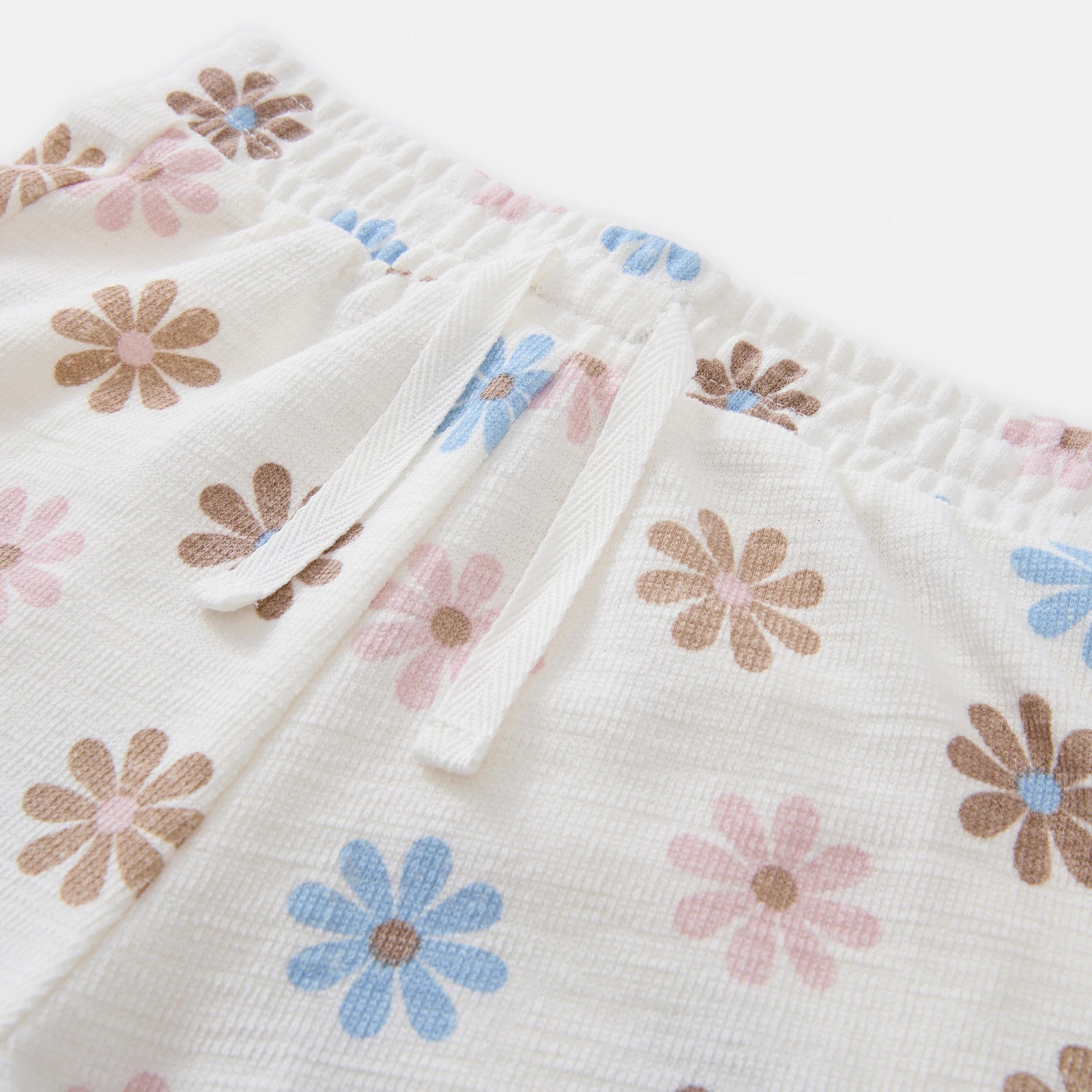 5 Australian Cotton Slub Set Wht Daisy, 5 of 6