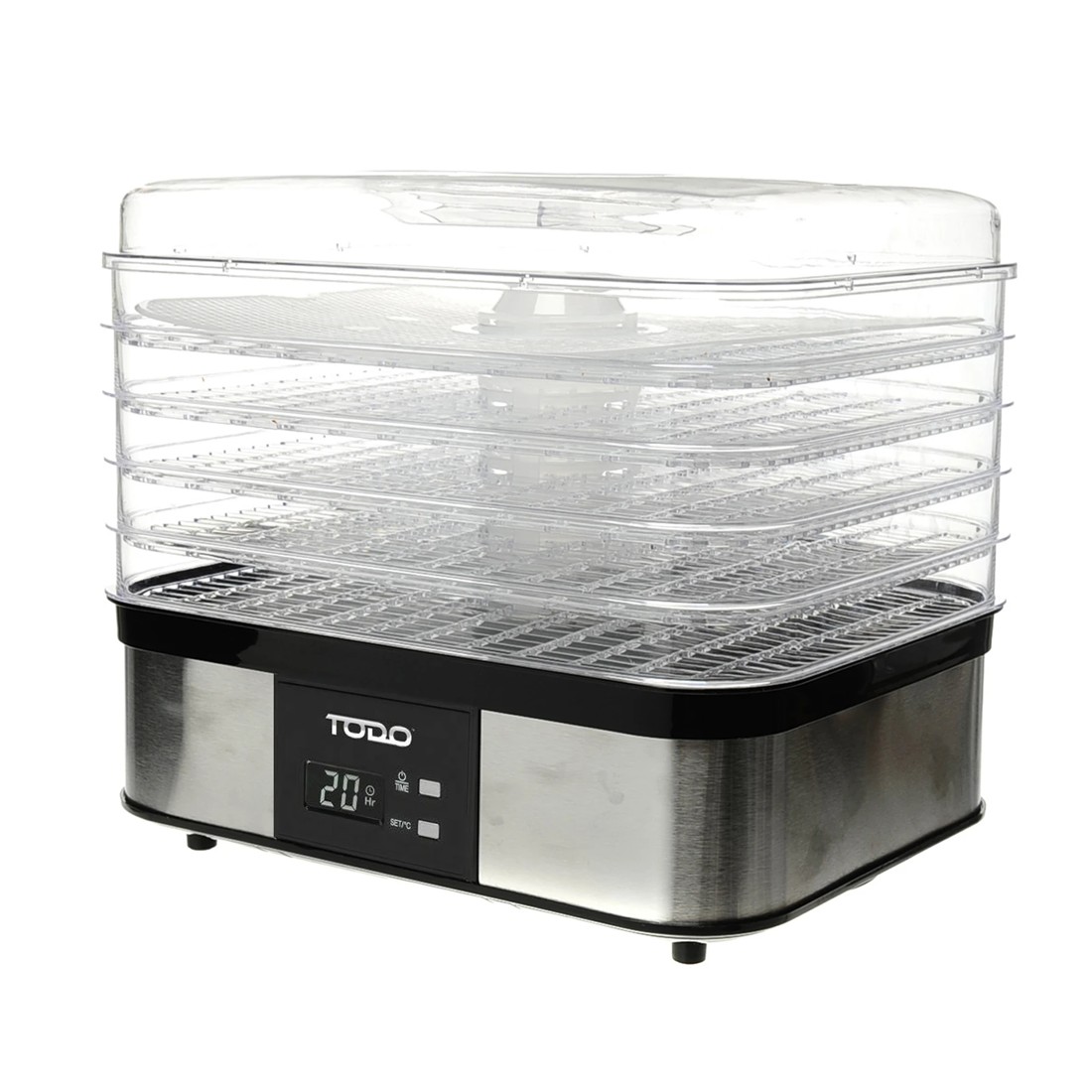 7 TODO 250W Stainless Steel Food Dehydrator Preserve Yogurt Fruit Dryer Jerky Maker, 7 of 7