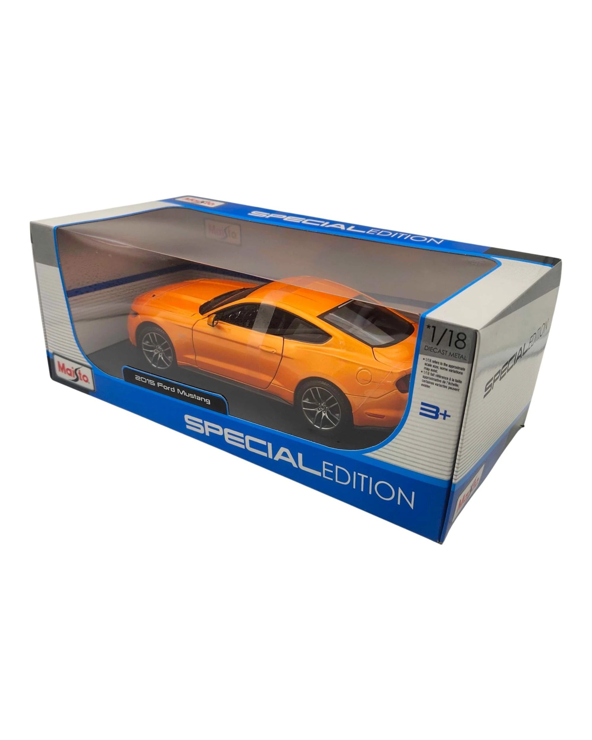 4 Maisto Ford Mustang 1:18 Scale Coupe Metallic Orange Special Edition, 4 of 5