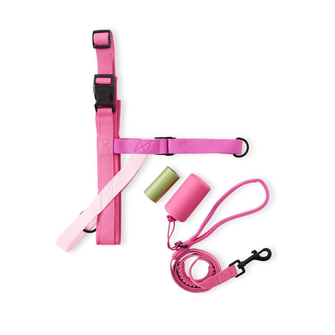 2 Pet Walking Set - Pink, Large, 2 of 5