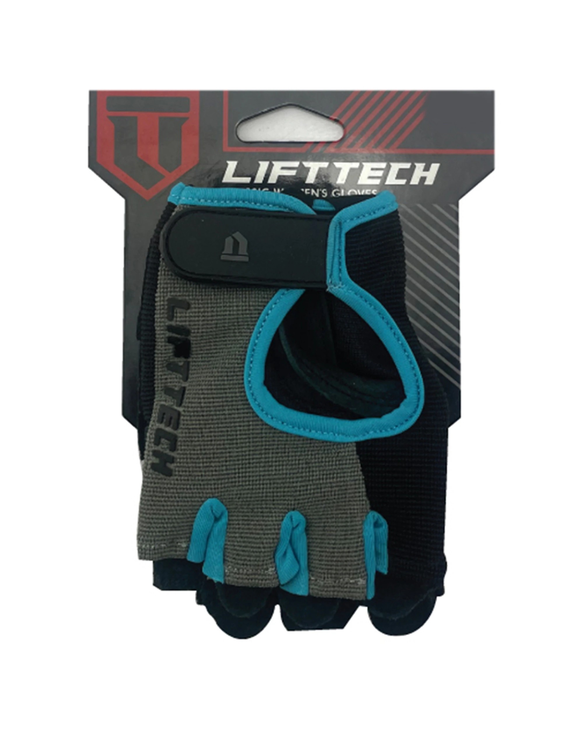 1 Lifttech Fitness Womens Half-Finger Classic Lifting Gloves L Leather Palm - Multi, 1 of 1