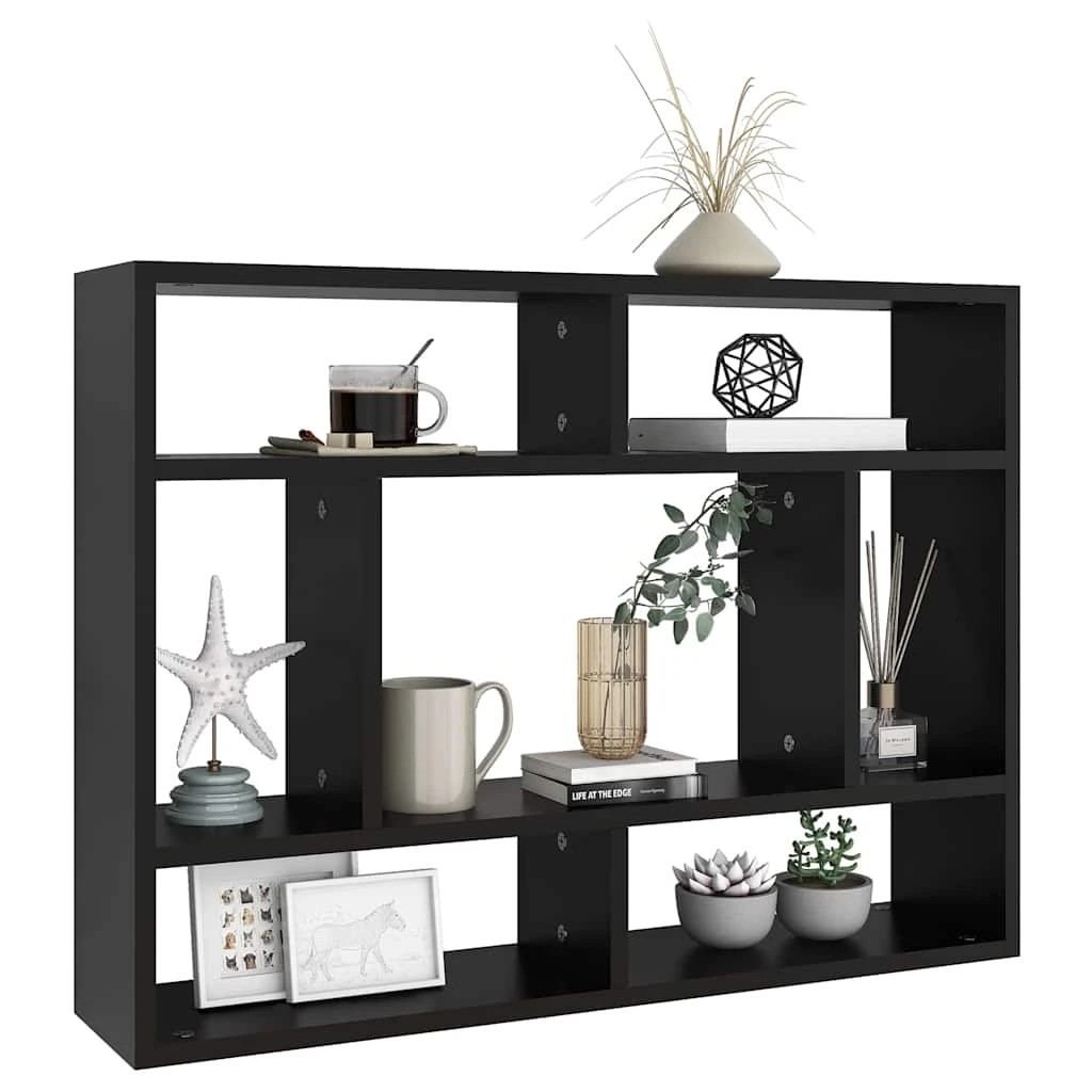 3 vidaXL Wall shelf Wall-Mountable - Black, 3 of 6