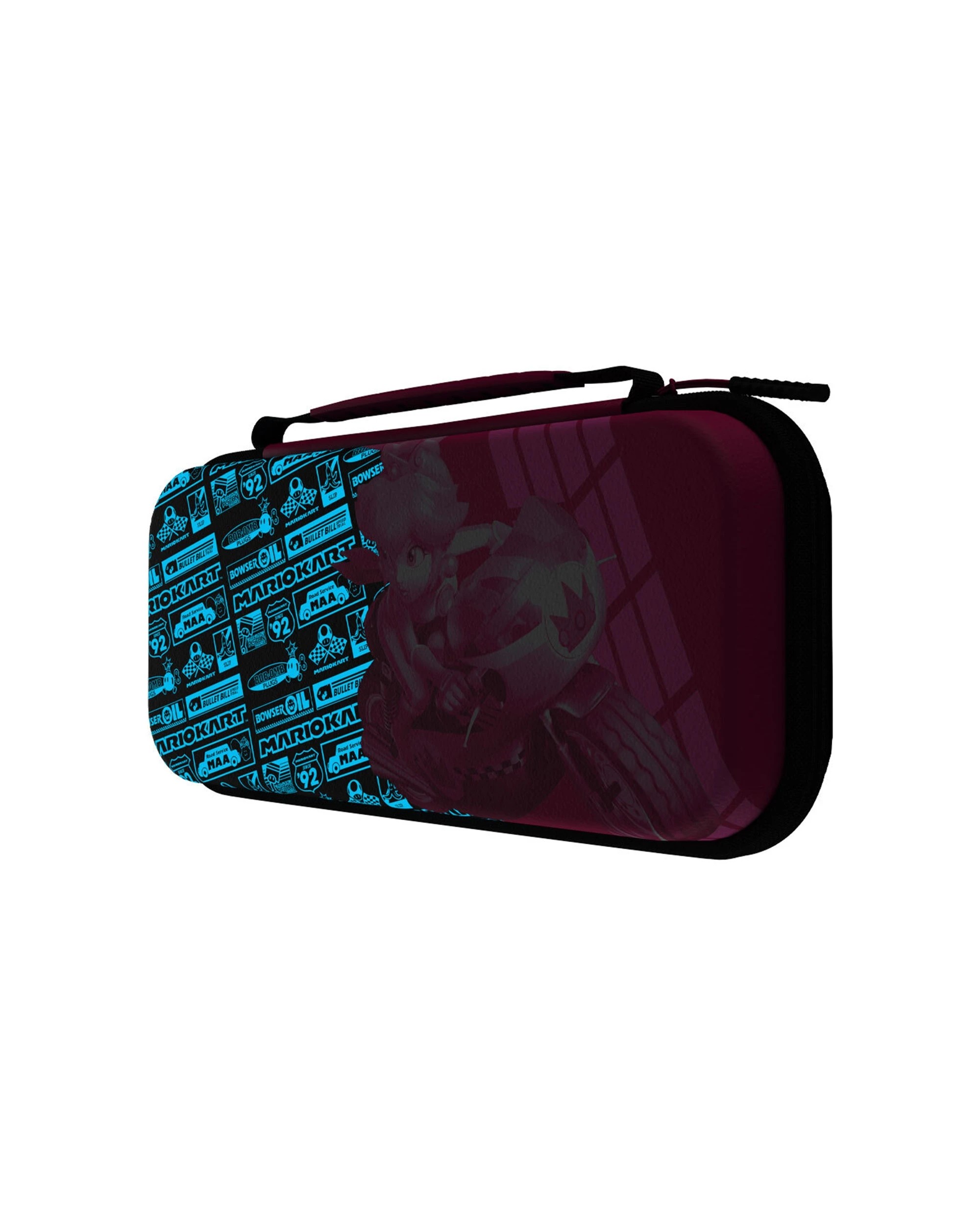 3 Nintendo Switch Travel Case Plus Glow Glow In The Dark Gaming Case With Stand
 - pink, 3 of 4