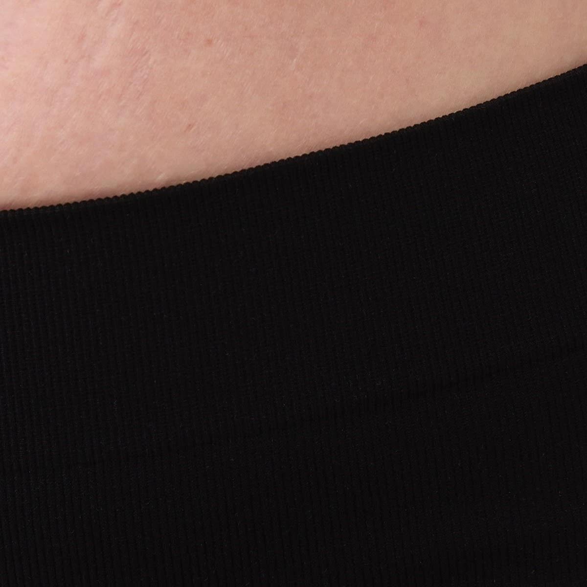 7 3 Pack Rib Shorties BLACK, GREY MARLE, BLACK, 7 of 7