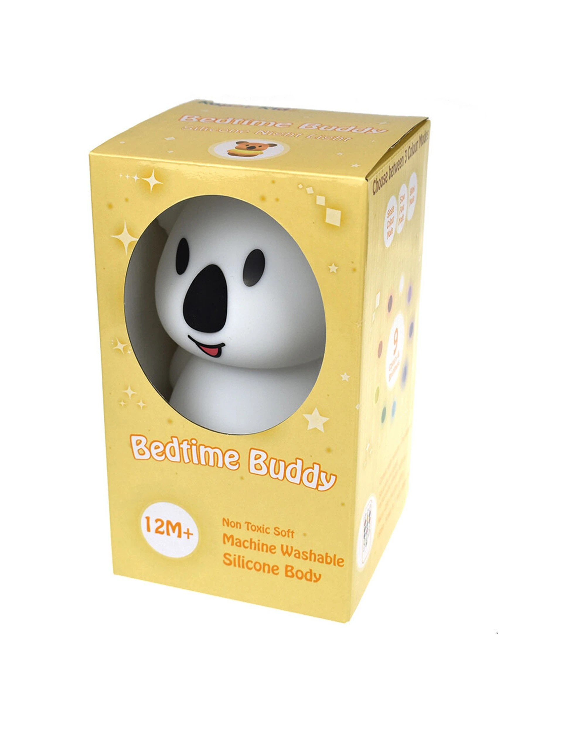 6 Kaper Kidz Bedtime Buddy Sleepy The Koala Night Light Silicone - White, 6 of 7