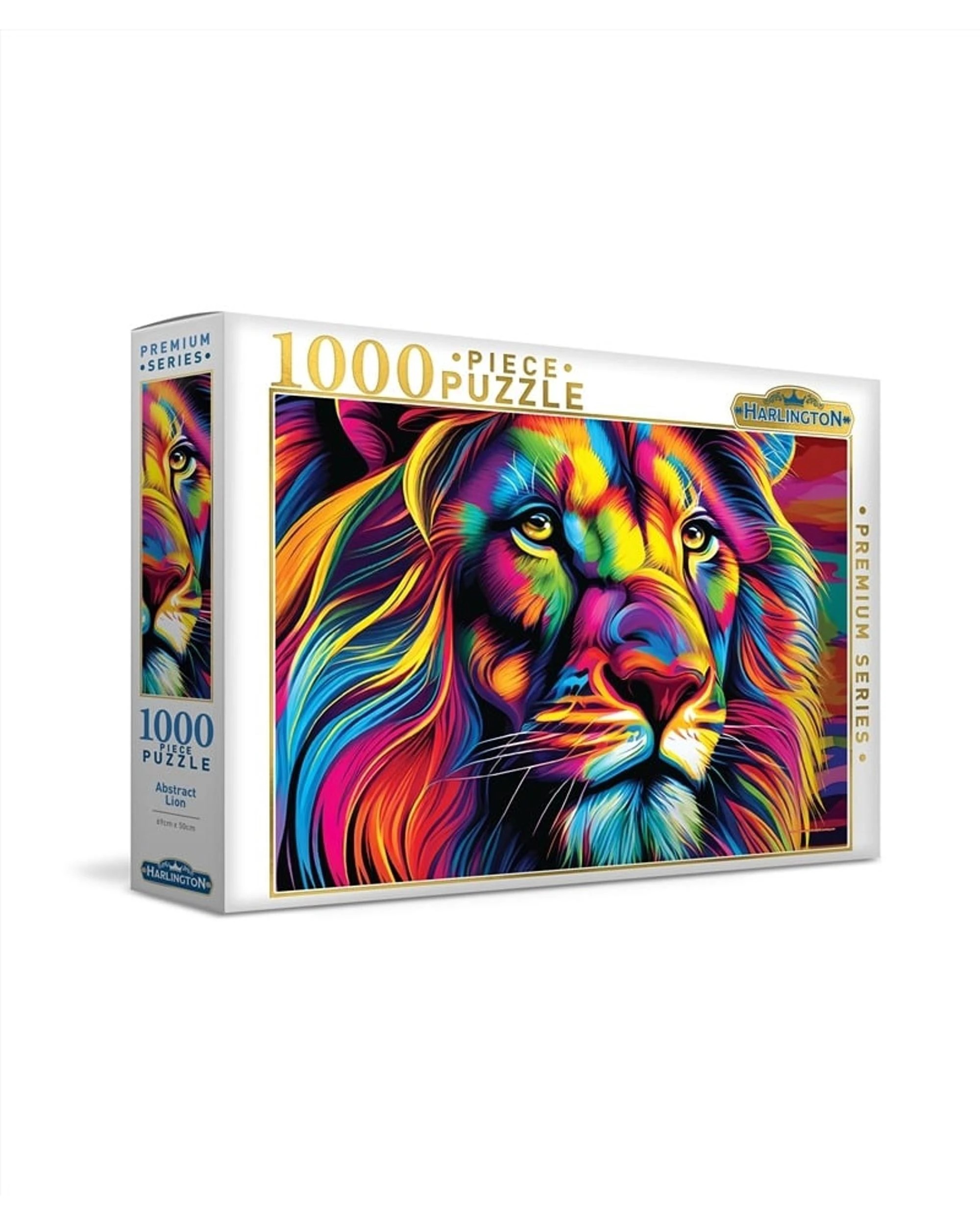 1 Harlington Abstract Lion 1000 Piece Puzzle, 1 of 1