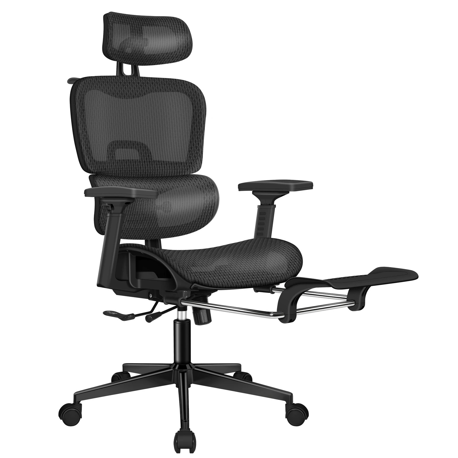 1 Alfordson Ergonomic Office Chair Mesh Executive Racing Computer Seat - Black, 1 of 10