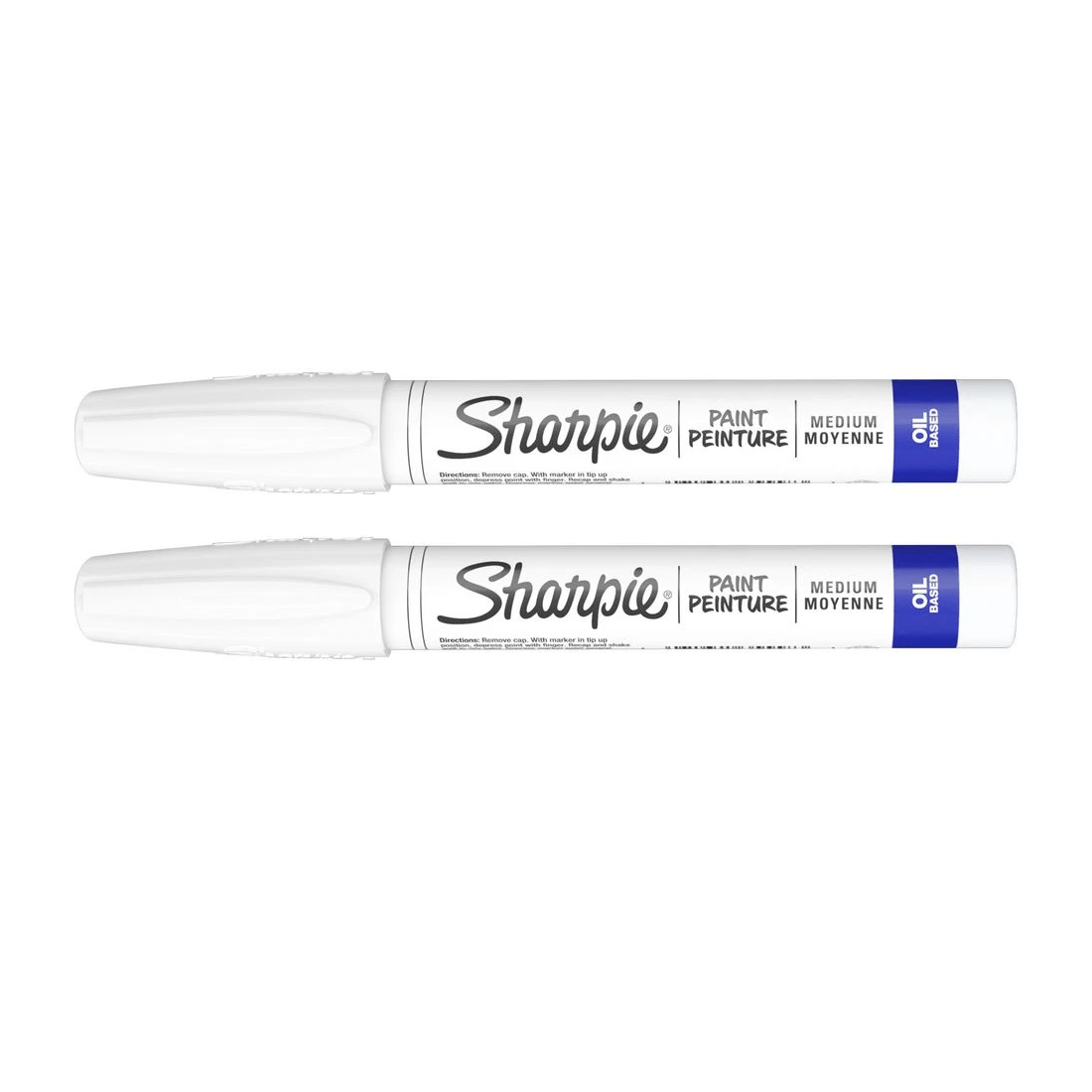 2 Sharpie Oil-Based Bullet Paint Markers White 2 Pack, 2 of 5